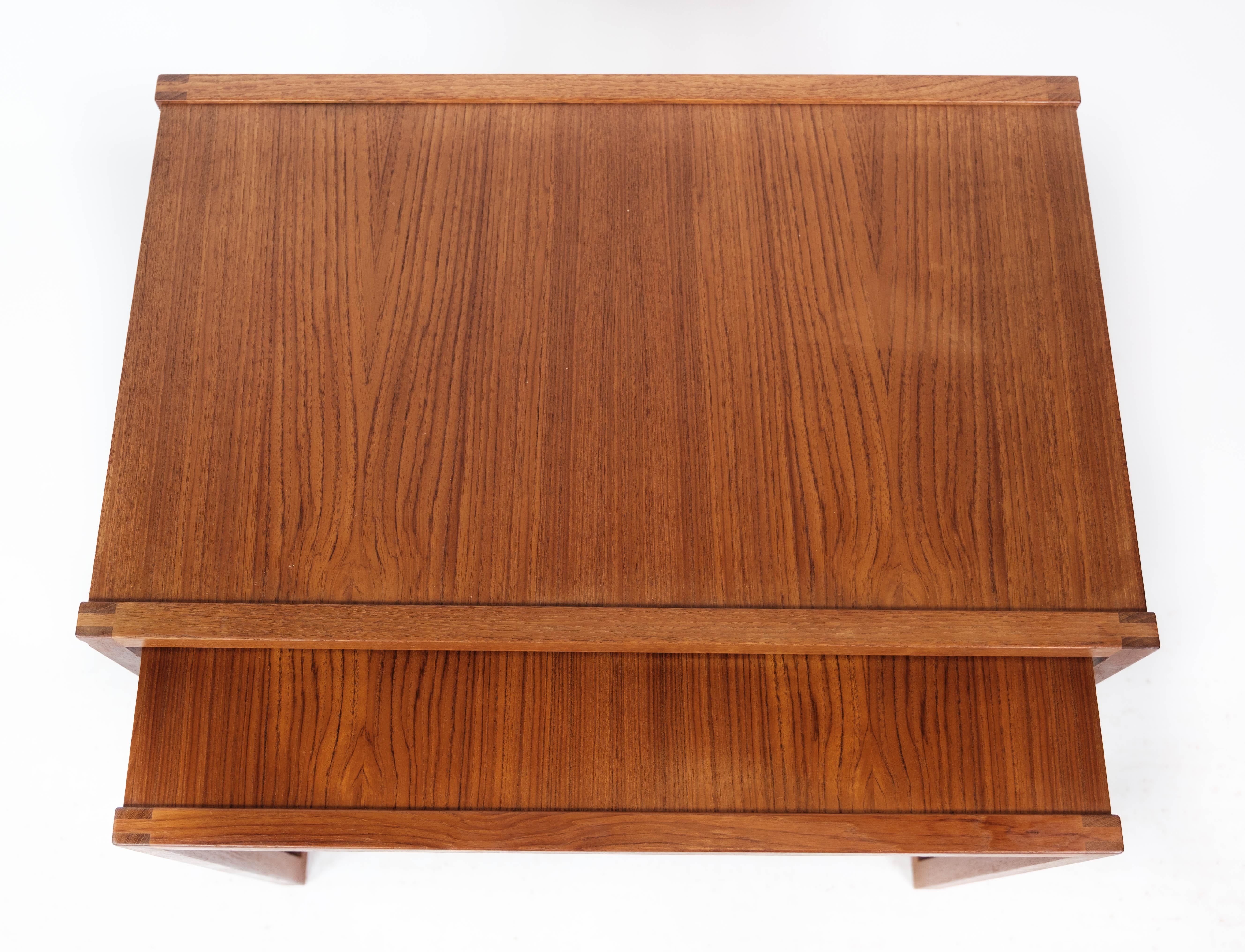 Nesting Table in Teak of Danish Design from the 1960s For Sale 3