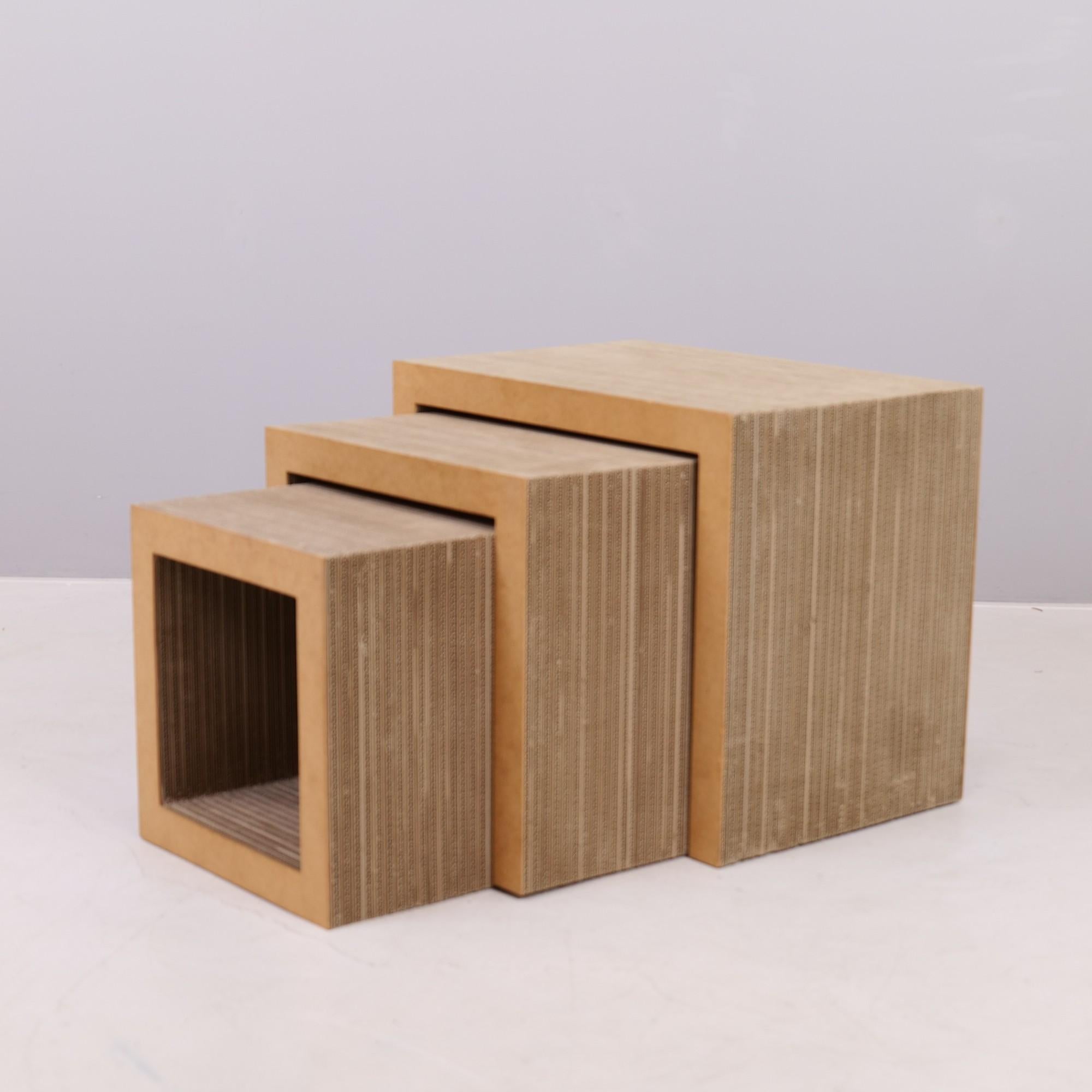 Nesting Table Set by Frank Gehry for Vitra For Sale 3