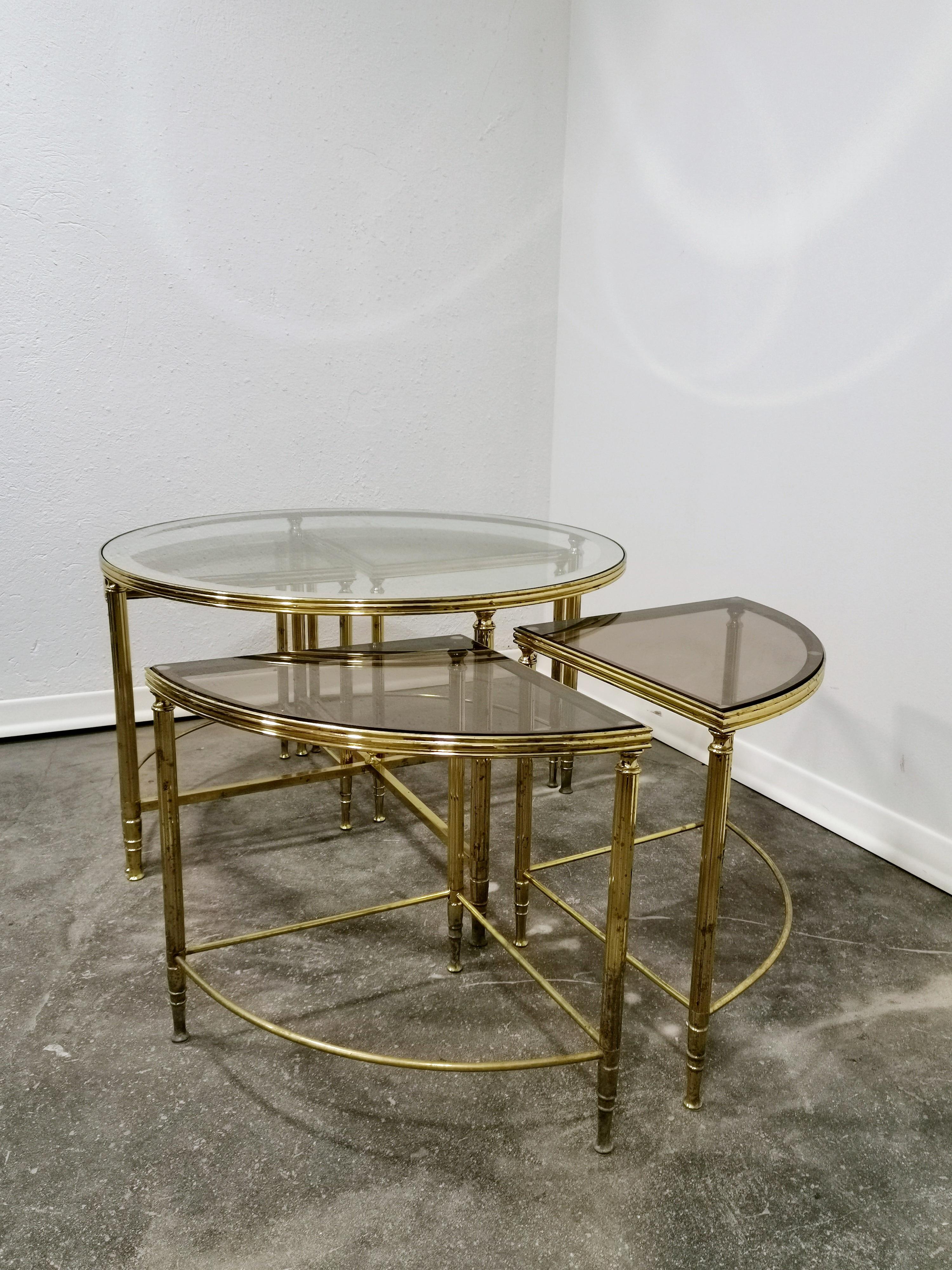 Tables gigognes des années 1970, lot de 5 en vente 4