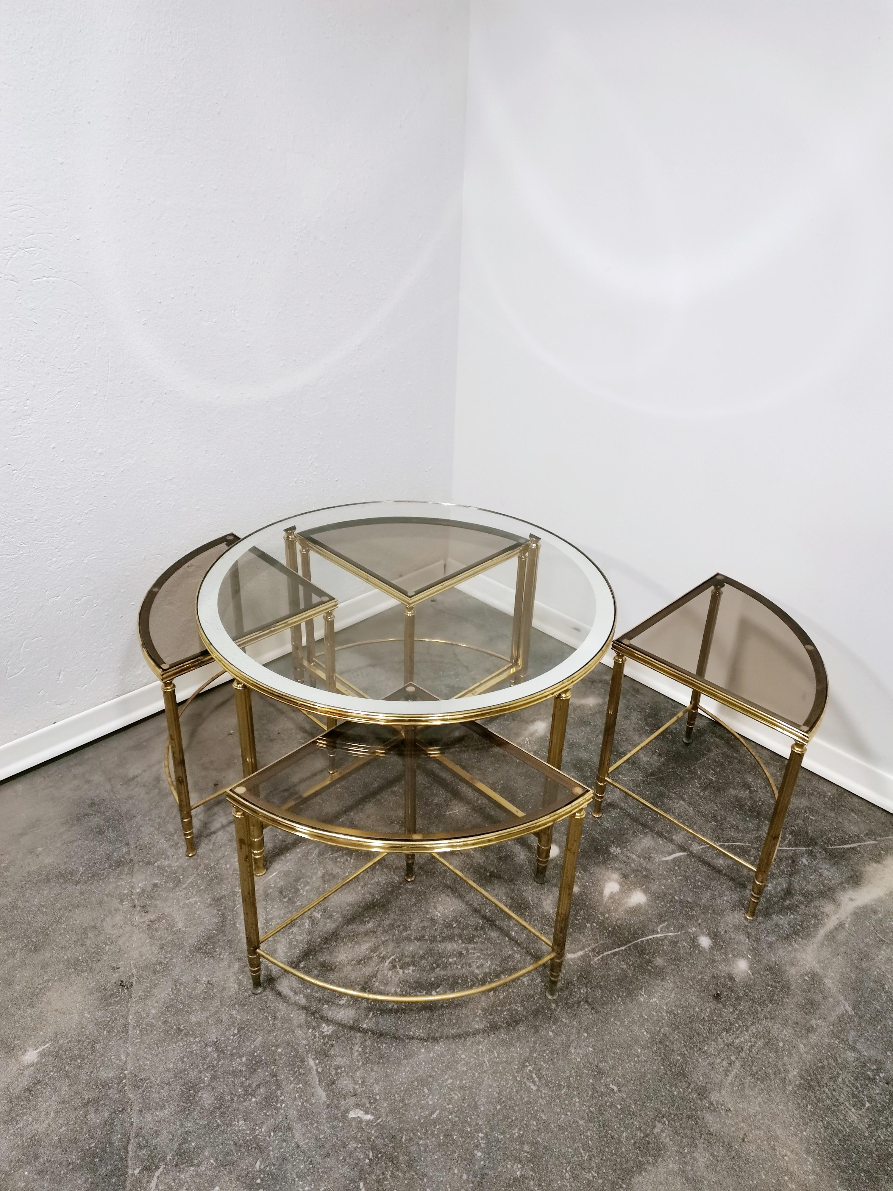 Tables gigognes des années 1970, lot de 5 en vente 6