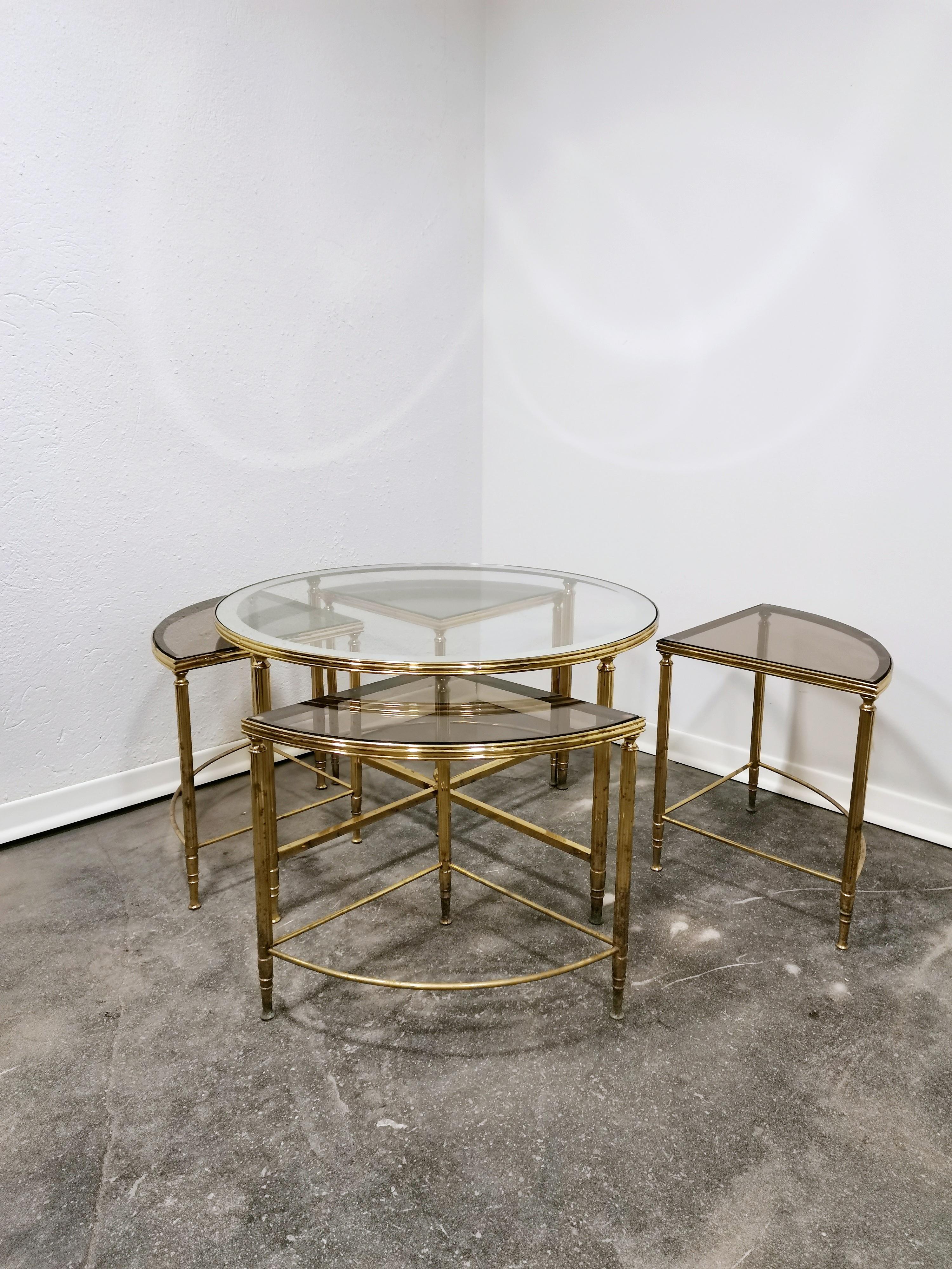 Tables gigognes des années 1970, lot de 5 en vente 7
