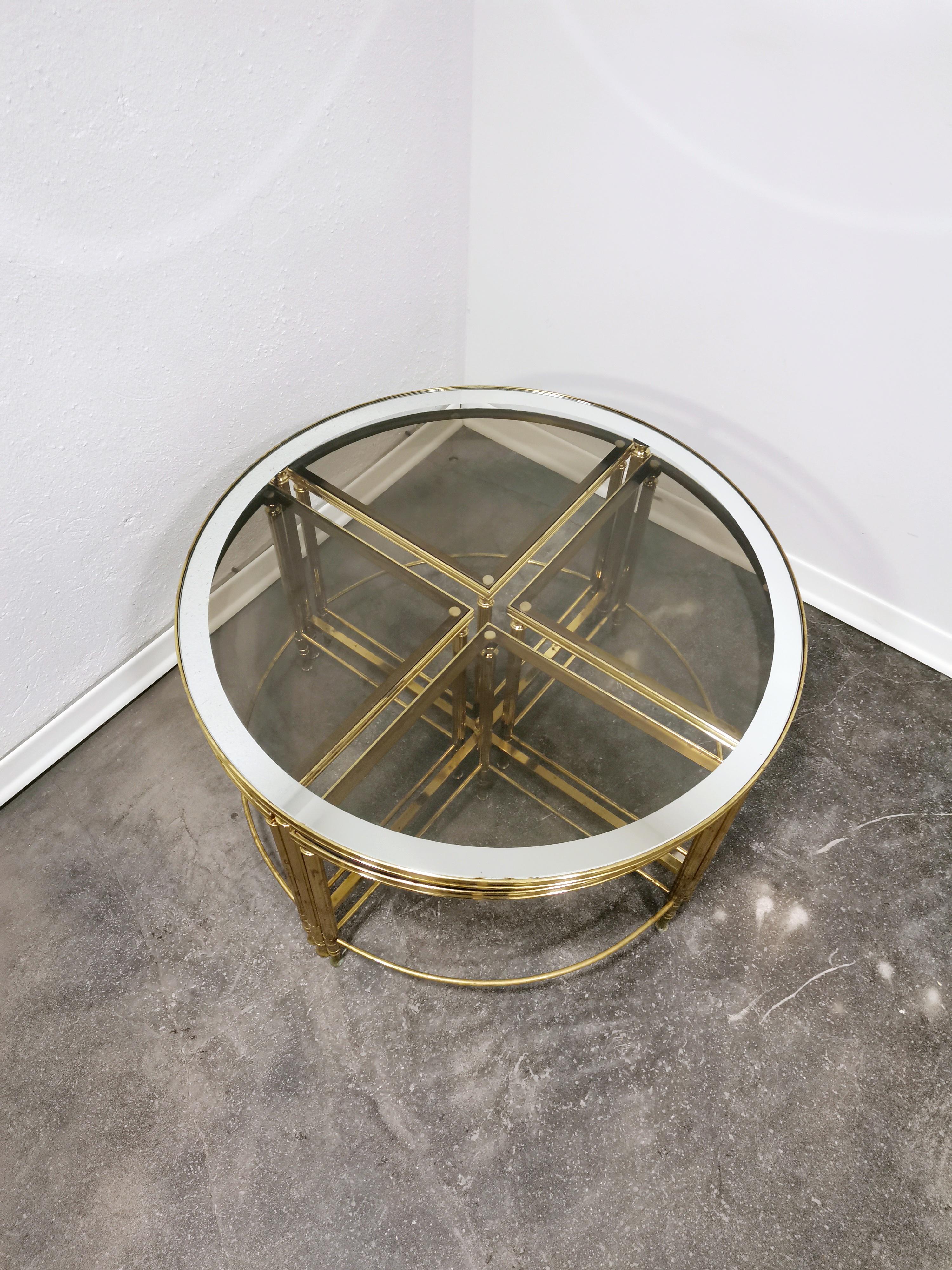 Tables gigognes des années 1970, lot de 5 en vente 8