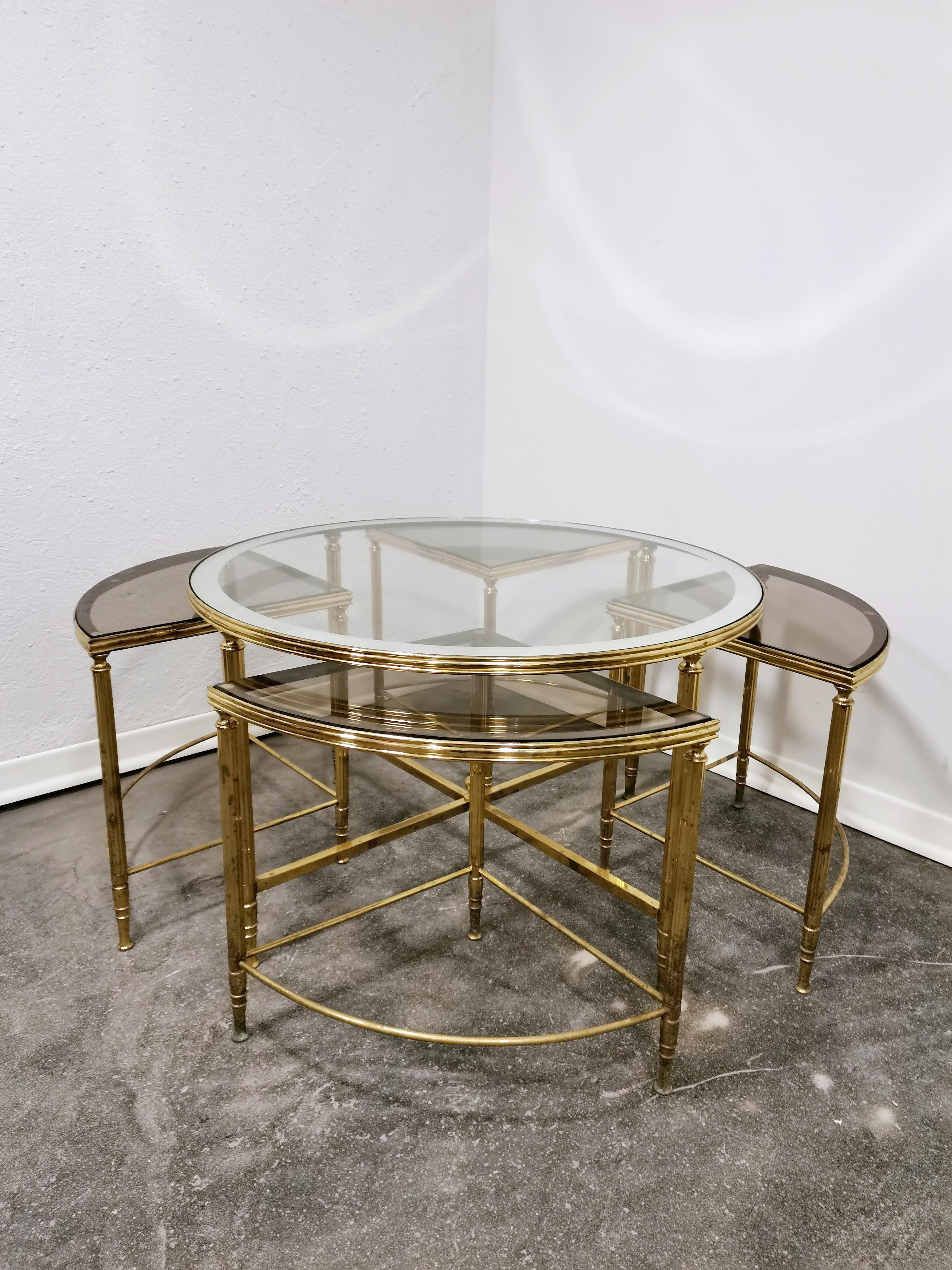 Tables gigognes des années 1970, lot de 5 en vente 12