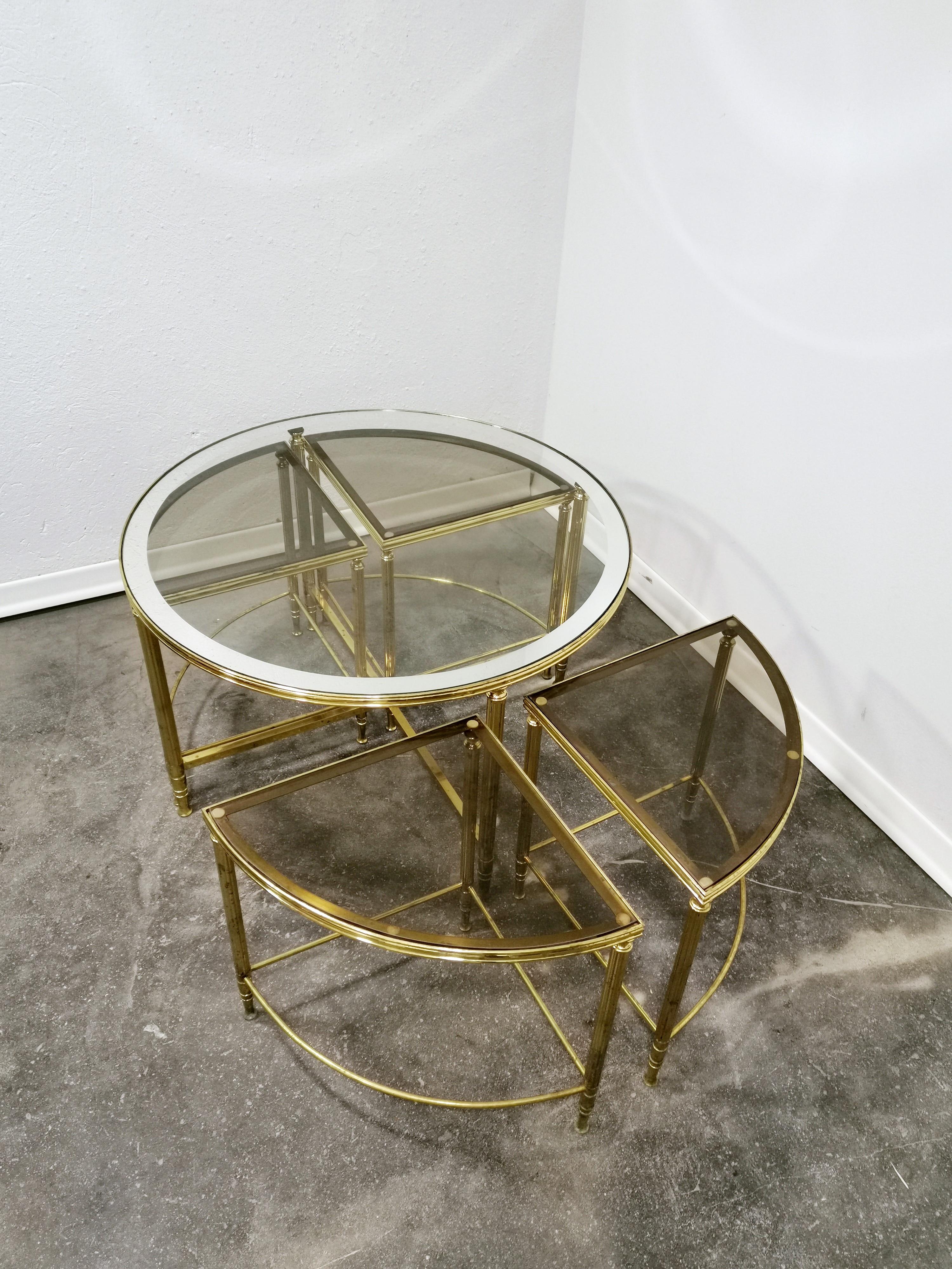 Tables gigognes des années 1970, lot de 5 en vente 2