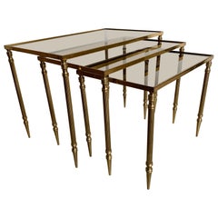 Nesting Tables Attributed to Maison Jansen, circa 1940s