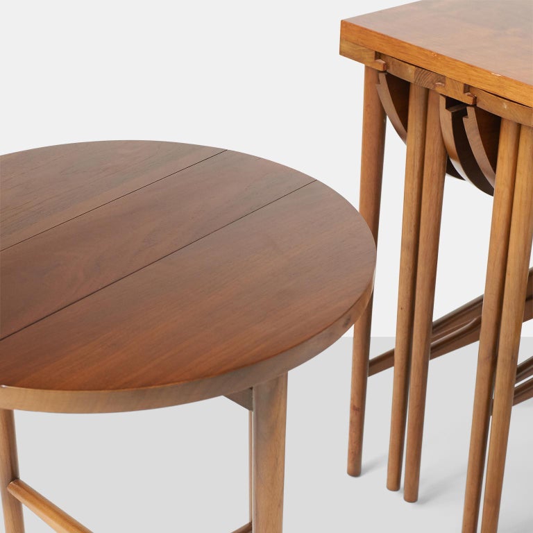 Nesting Tables by Bertha Schaefer In Good Condition For Sale In San Francisco, CA