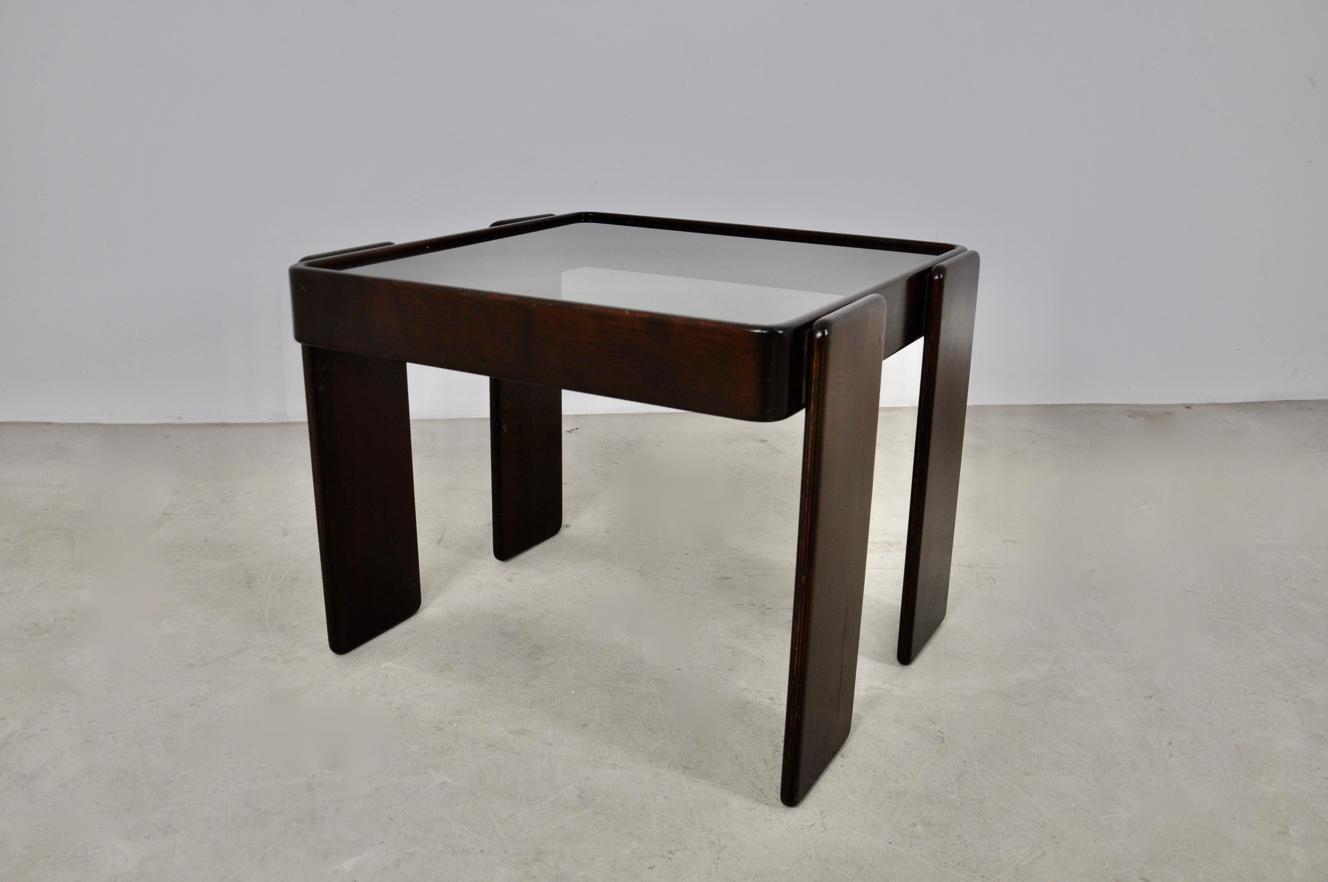 Mid-Century Modern Nesting Tables by Gianfranco Frattini, 1960s For Sale