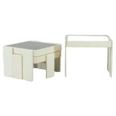 Stapeltische von Gianfranco Frattini für Cassina – 1970er Jahre