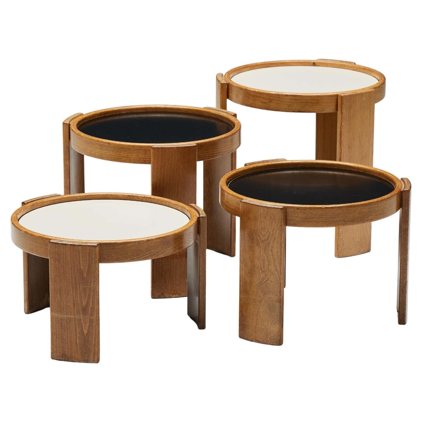 Nesting Tables by Gianfranco Frattini for Cassina, Italy, 1966 For Sale ...