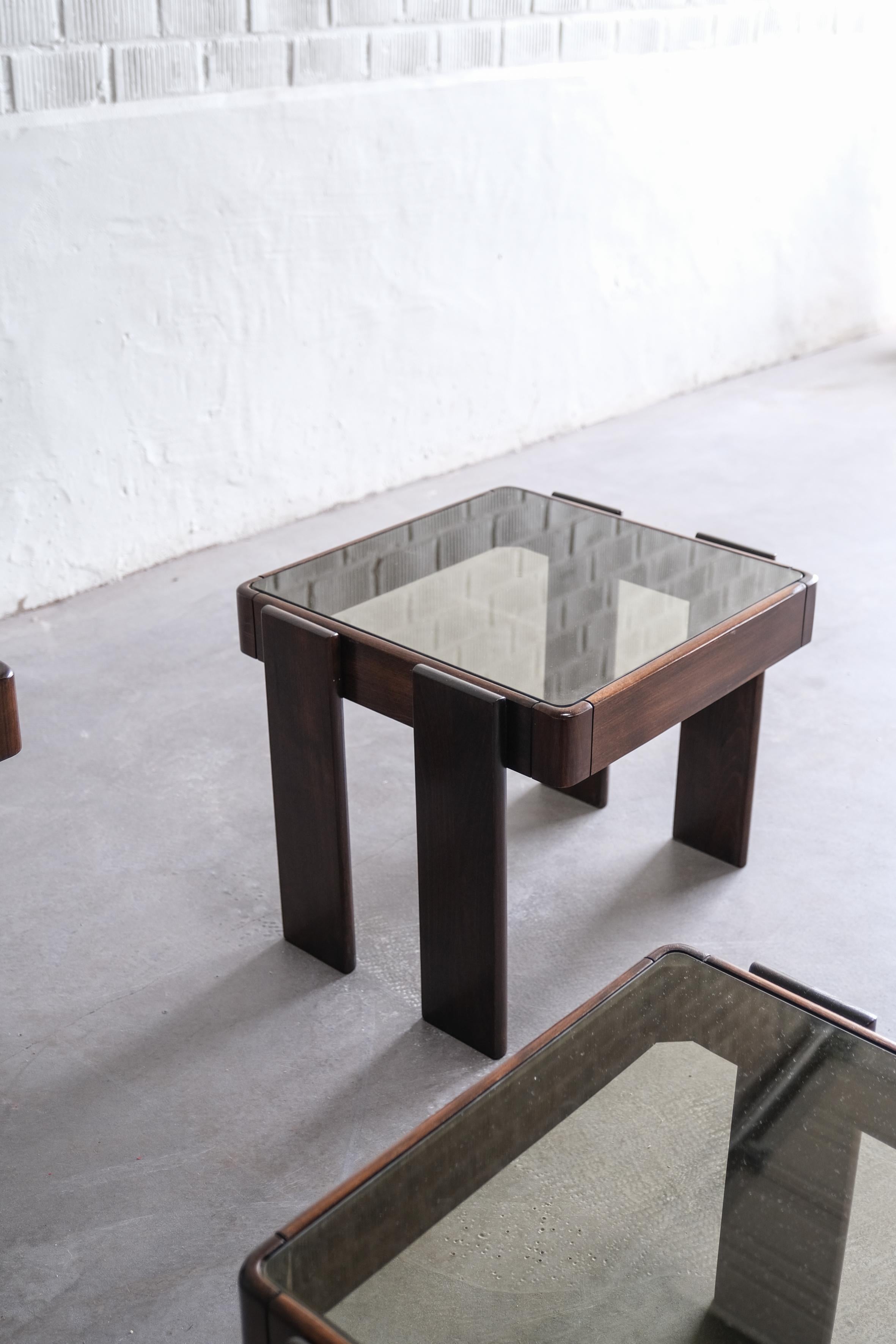 Nesting Tables by Gianfranco Frattini In Good Condition In Zandhoven, BE
