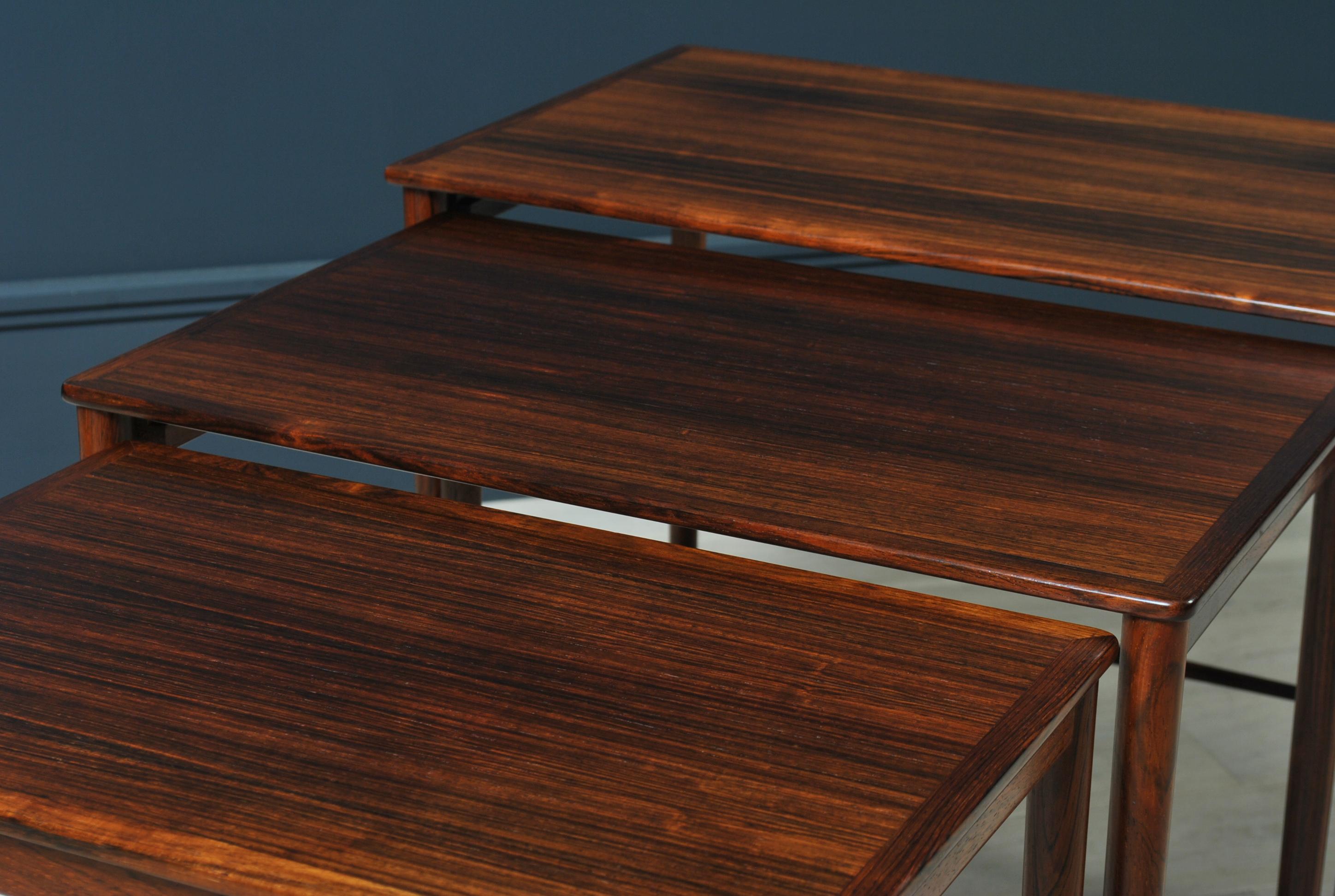 Hardwood Nesting Tables by Grete Jalk