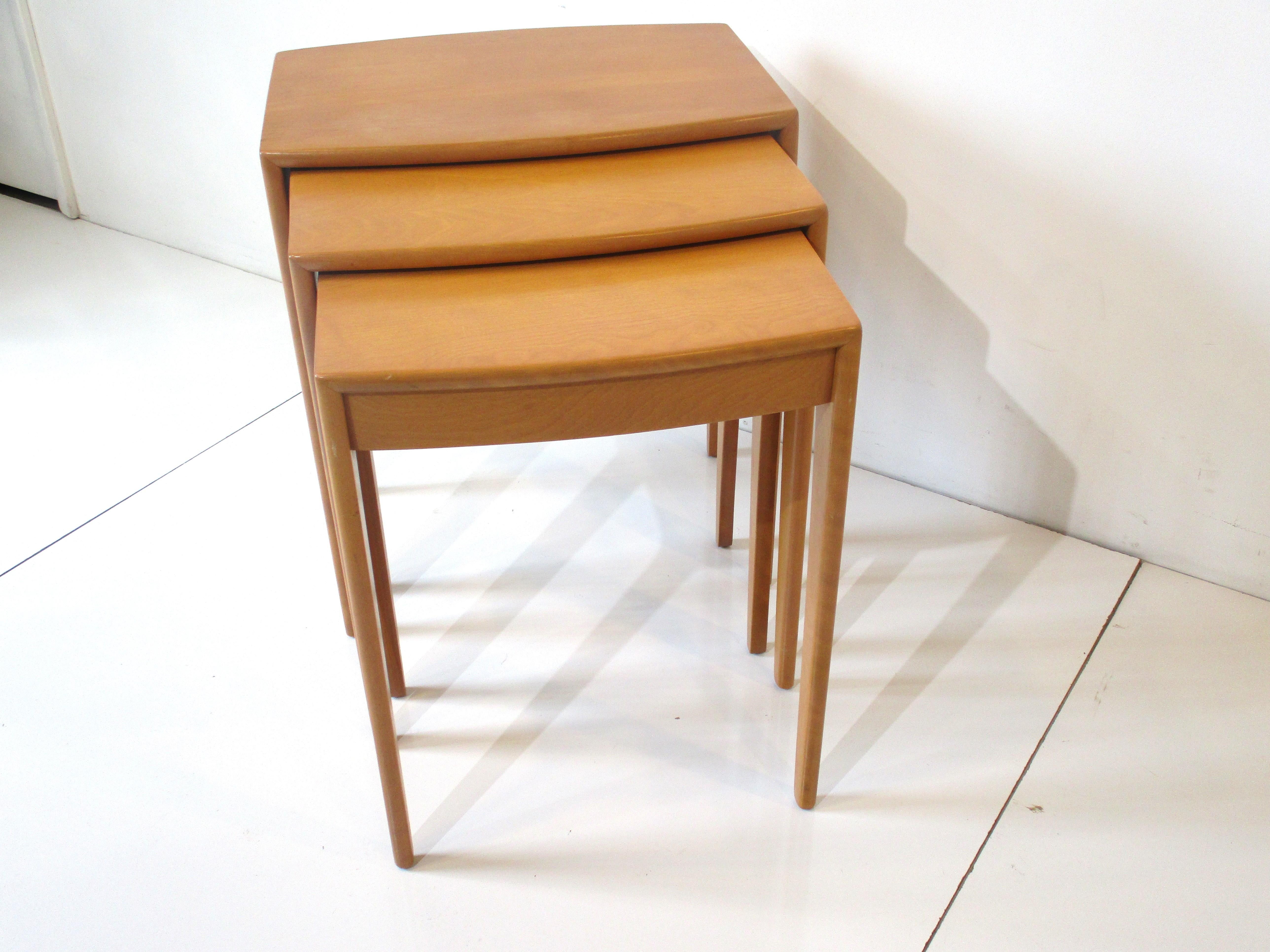 Mid-Century Modern Nesting Tables by Jiranek / Herrmann for Wakefield  