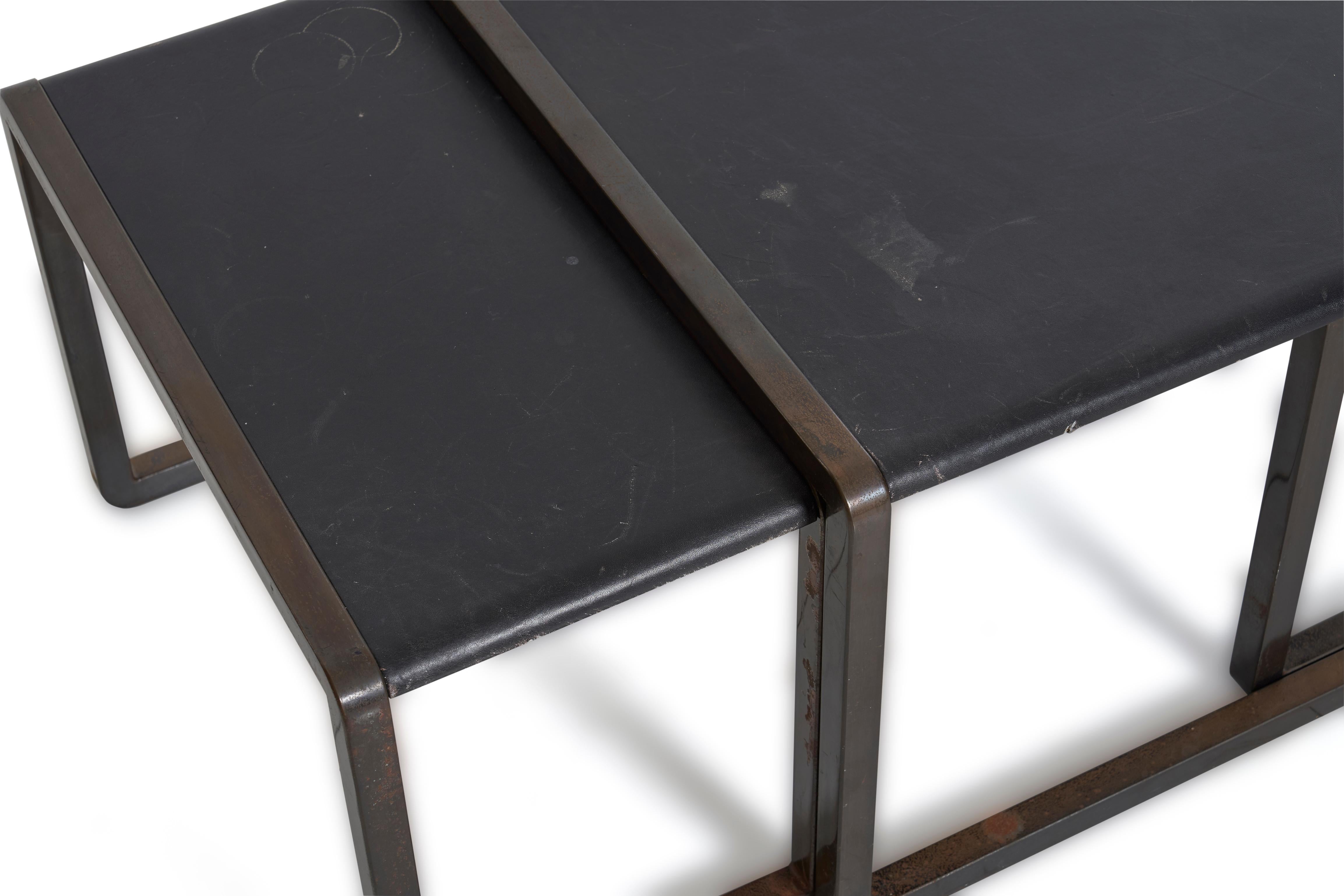 Late 20th Century Nesting Tables by Marco Fantoni For Sale