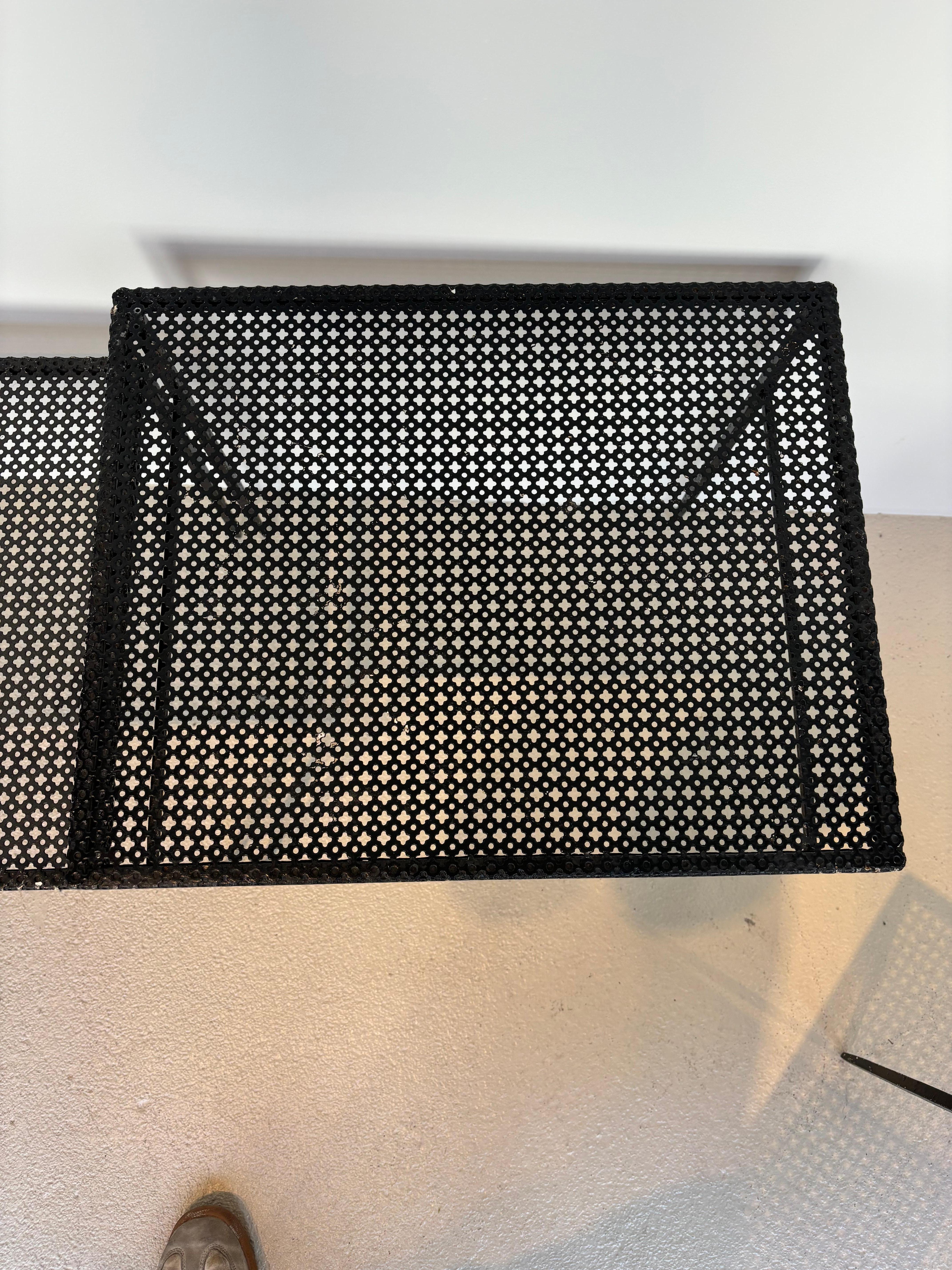 Nesting tables by Mathieu Matégot For Sale 4