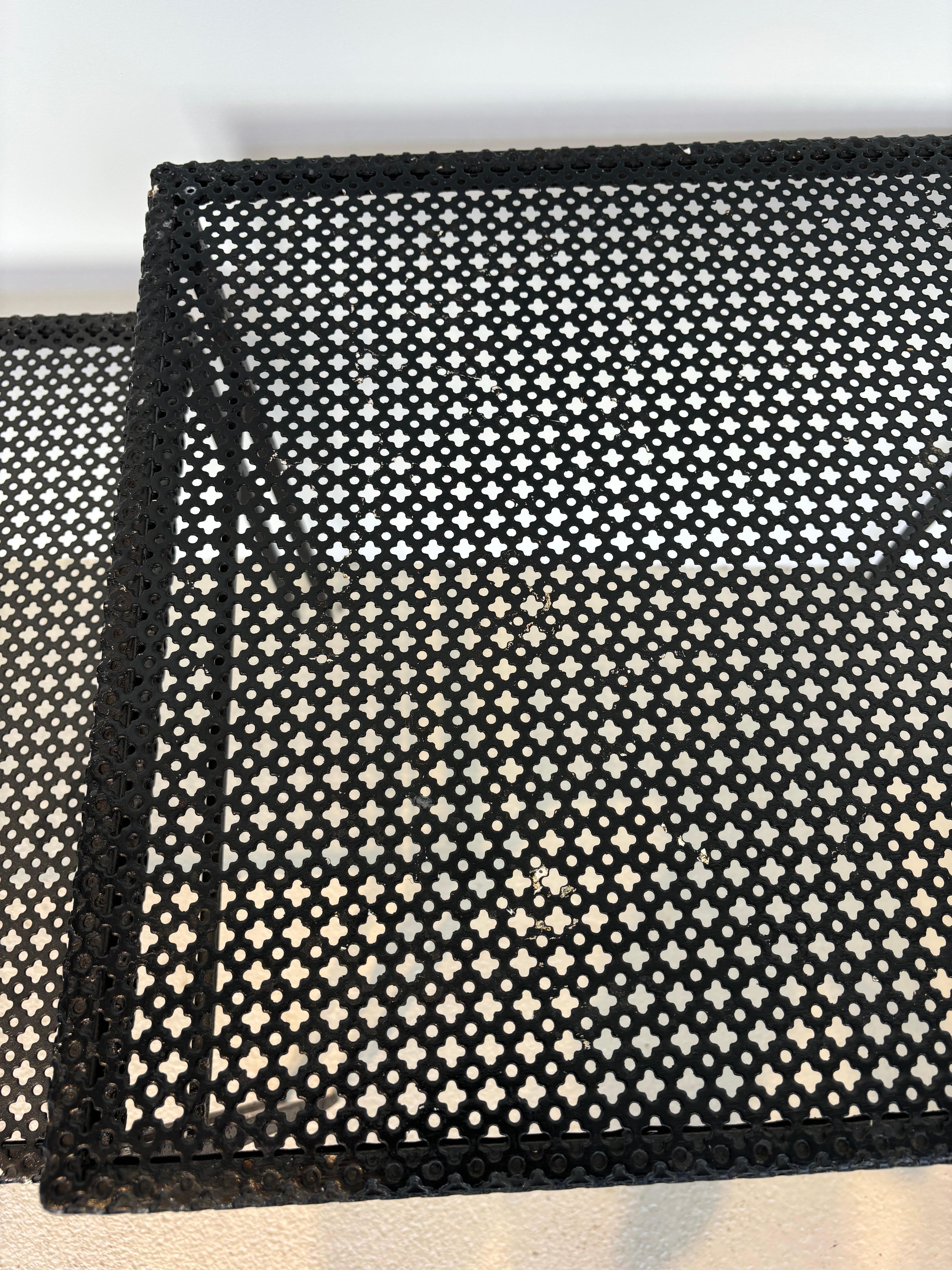 Nesting tables by Mathieu Matégot For Sale 5