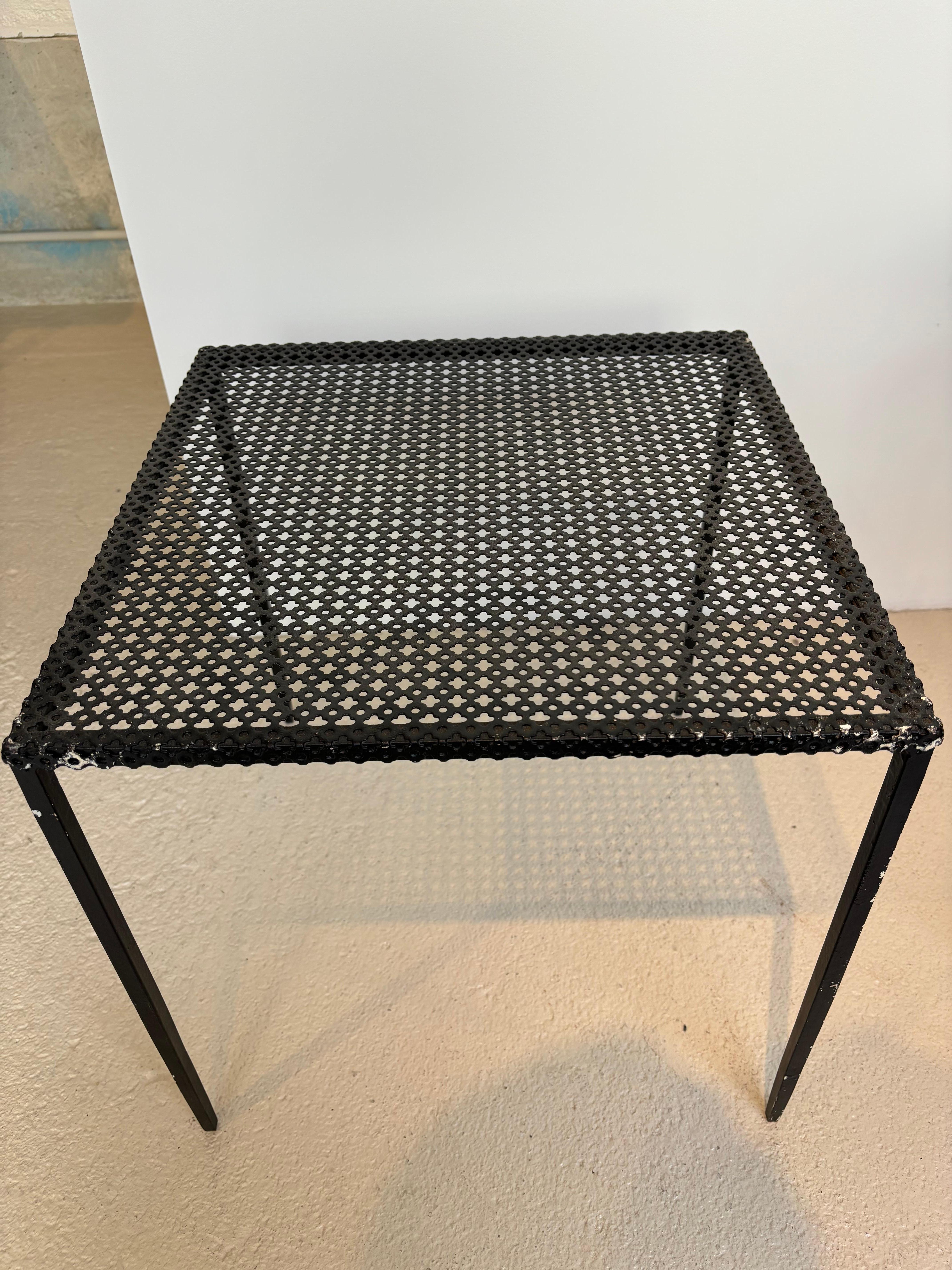 Metal Nesting tables by Mathieu Matégot For Sale