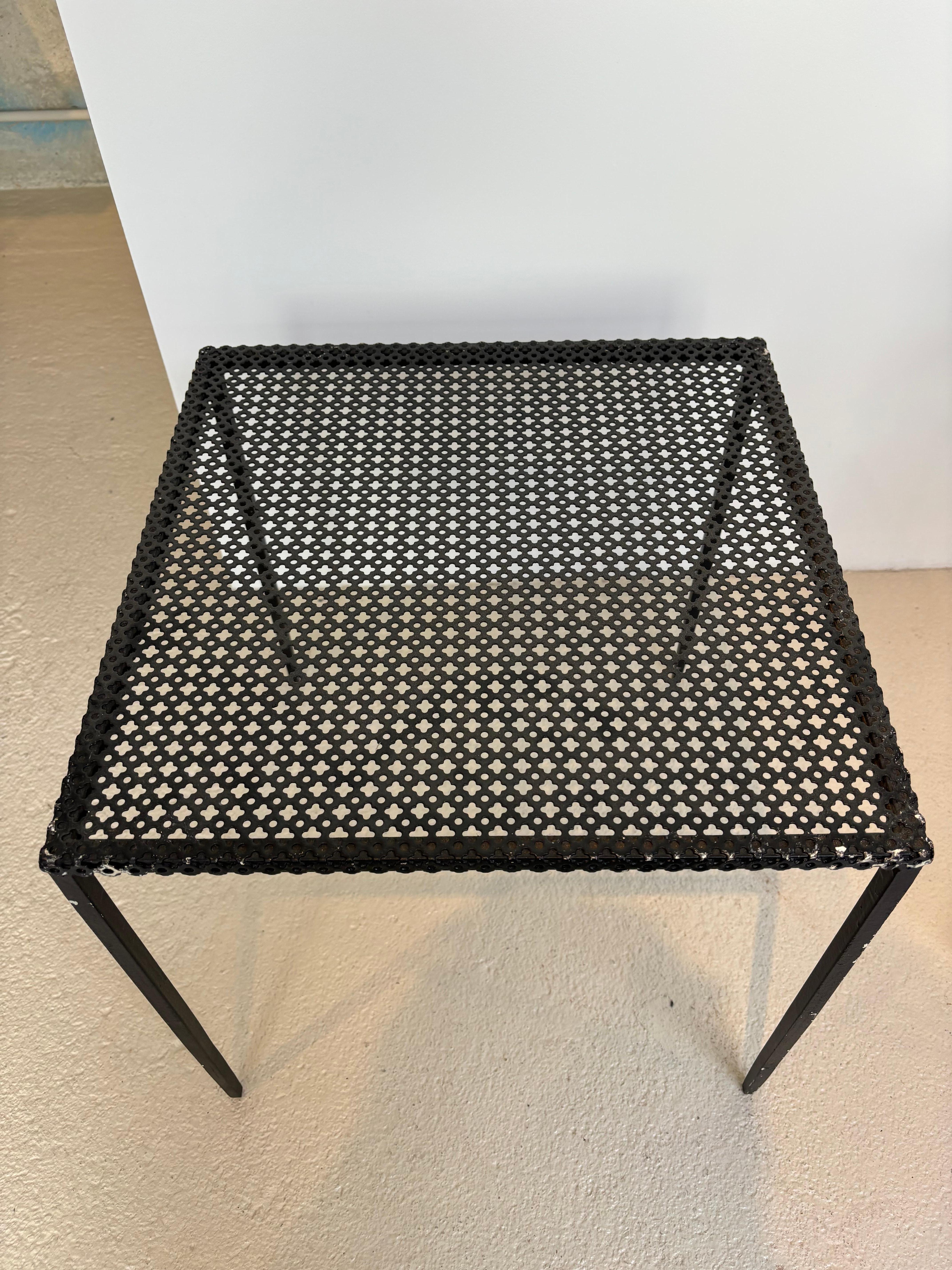 Nesting tables by Mathieu Matégot For Sale 1