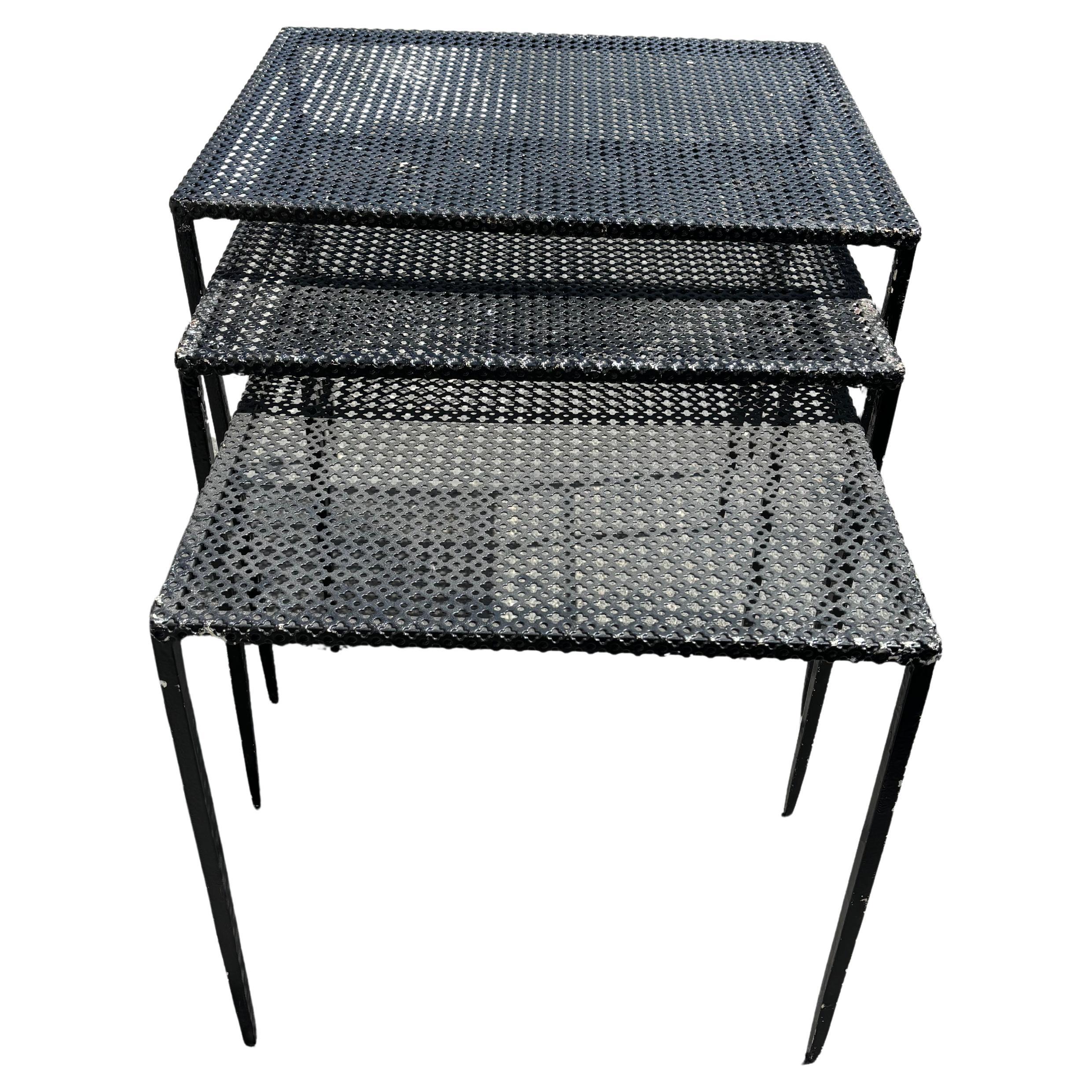 Nesting tables by Mathieu Matégot