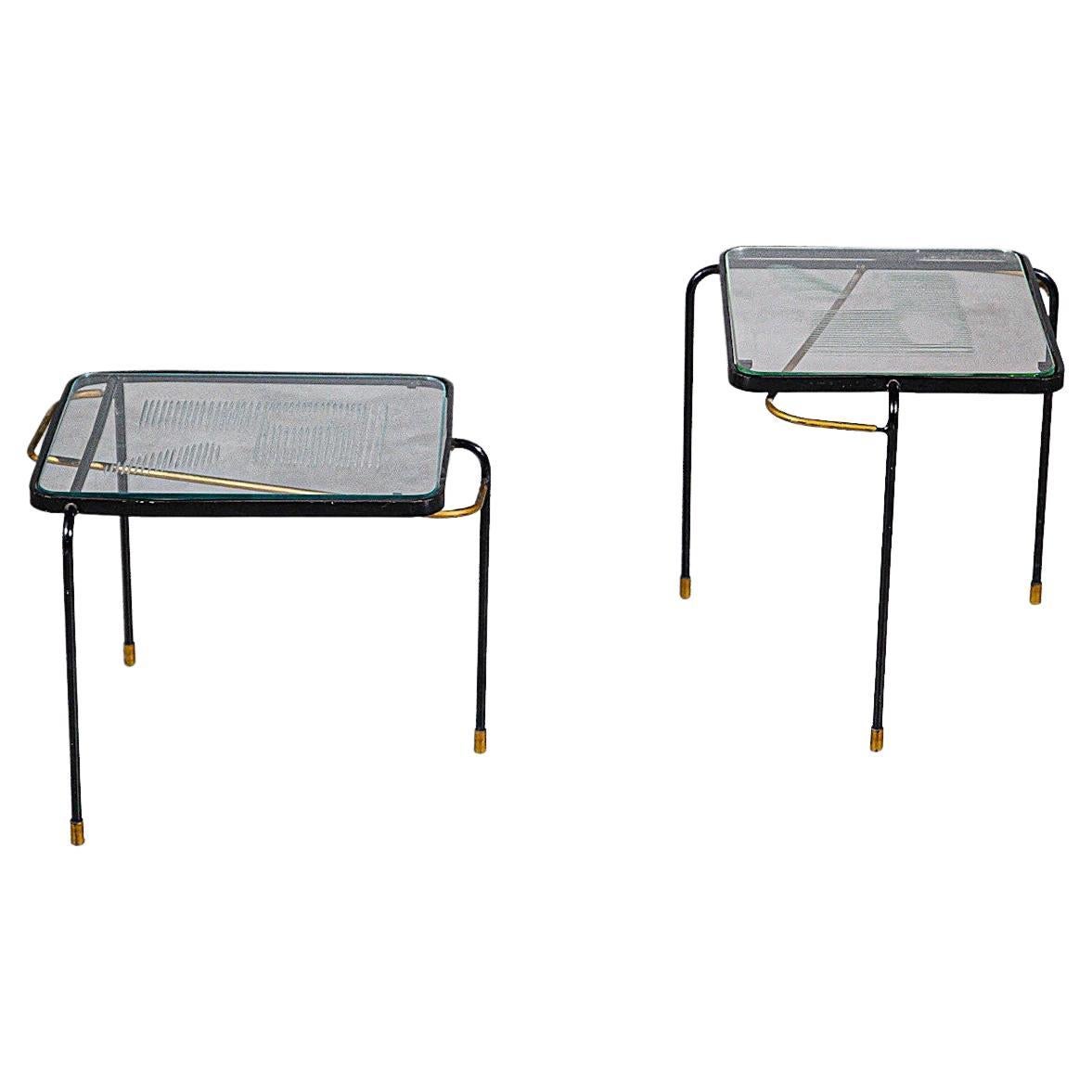 Nesting Tables by Mathieu Matégot France 1950s
