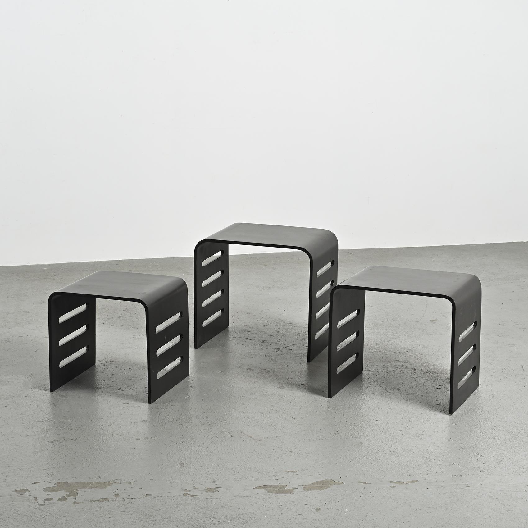 Nesting tables by Ricardo Blanco, Argentina, circa 1970 For Sale 3