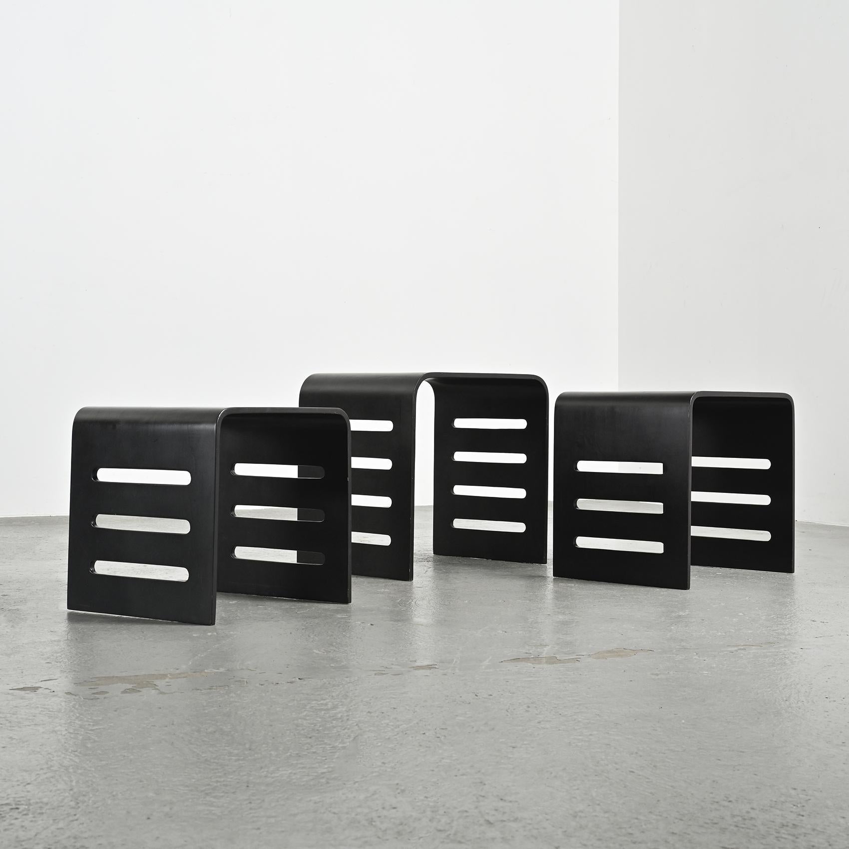 Mid-Century Modern Nesting tables by Ricardo Blanco, Argentina, circa 1970 For Sale