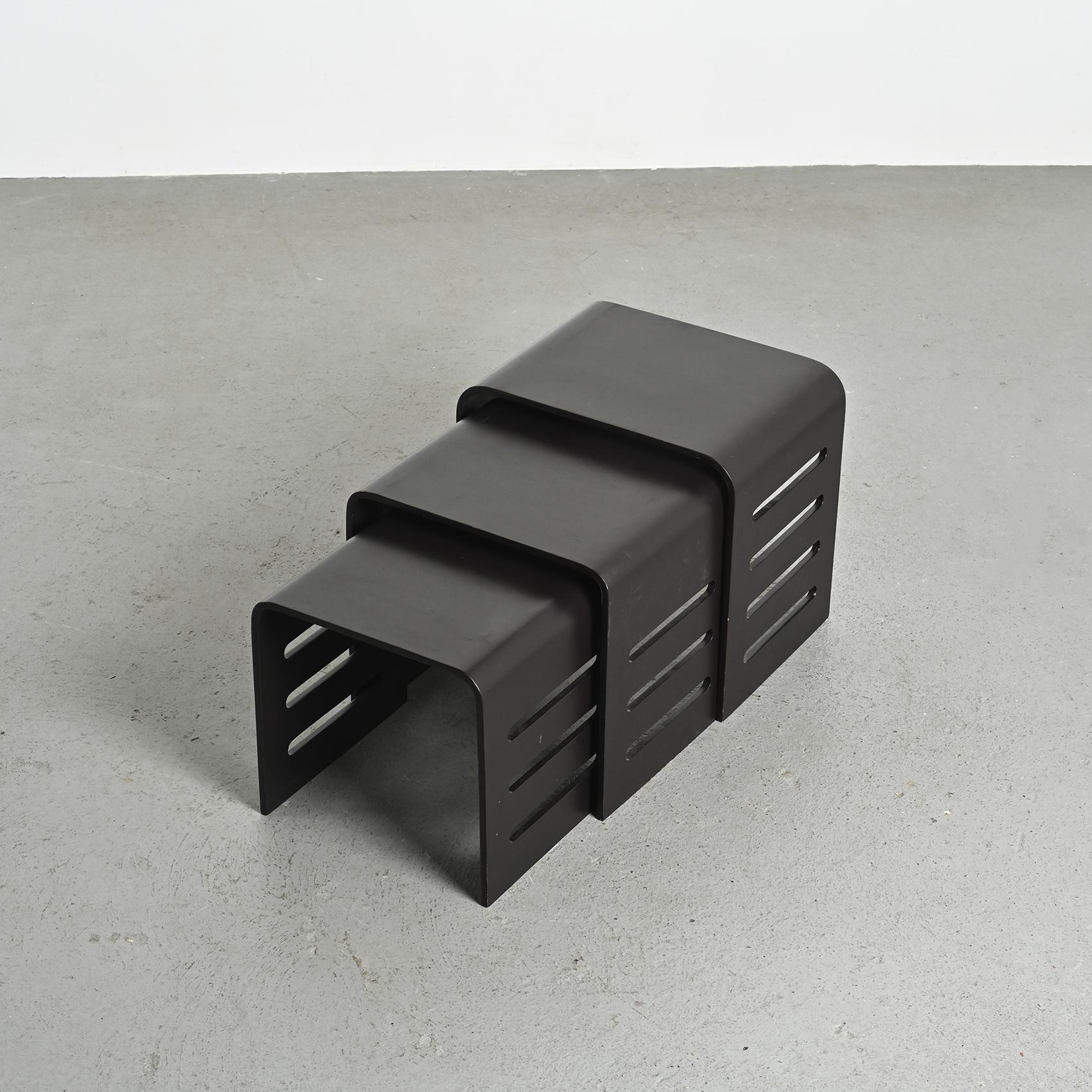 Nesting tables by Ricardo Blanco, Argentina, circa 1970 For Sale 1