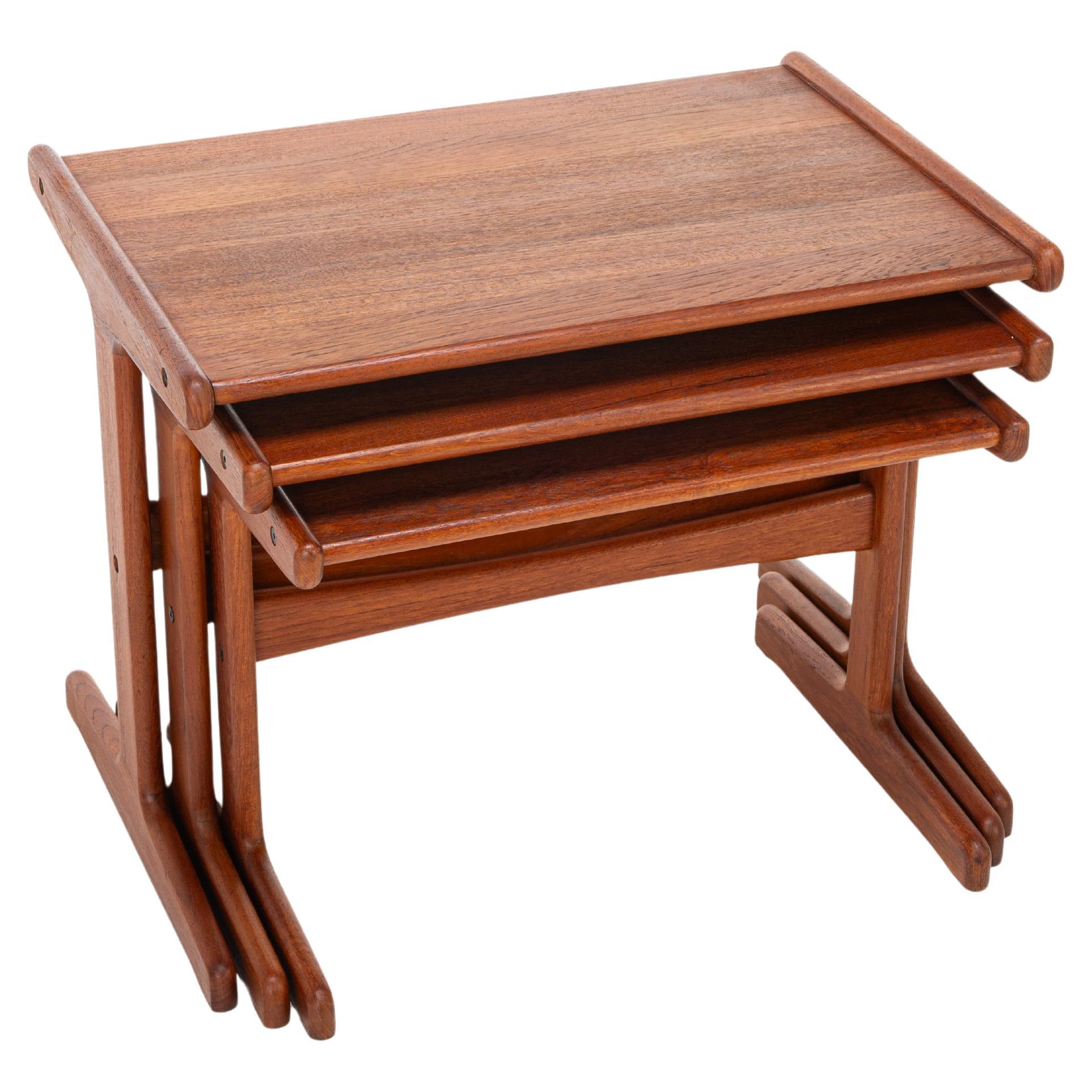 Nesting Tables from Skovmand & Andersen, 1960s, Set of 3