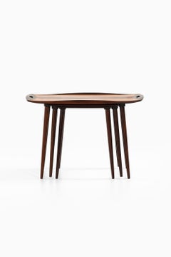 Tables gigognes en bois de rose de Jens Quistgaard, 1964