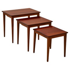 Nesting Tables in Rosewood. Made in Denmark 1960
s Nesting Tables in Rosewood. Made in Denmark 1960
s