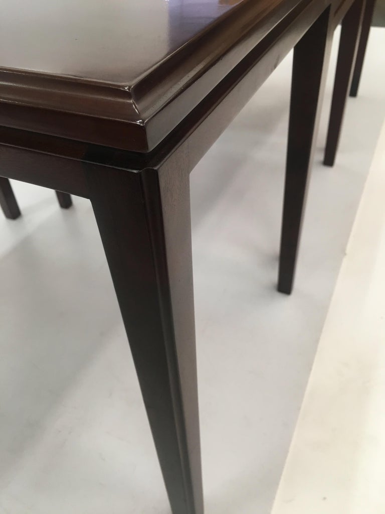 Nesting Tables in Solid Brazilian Walnut, by Binnehuis 1960s1980s