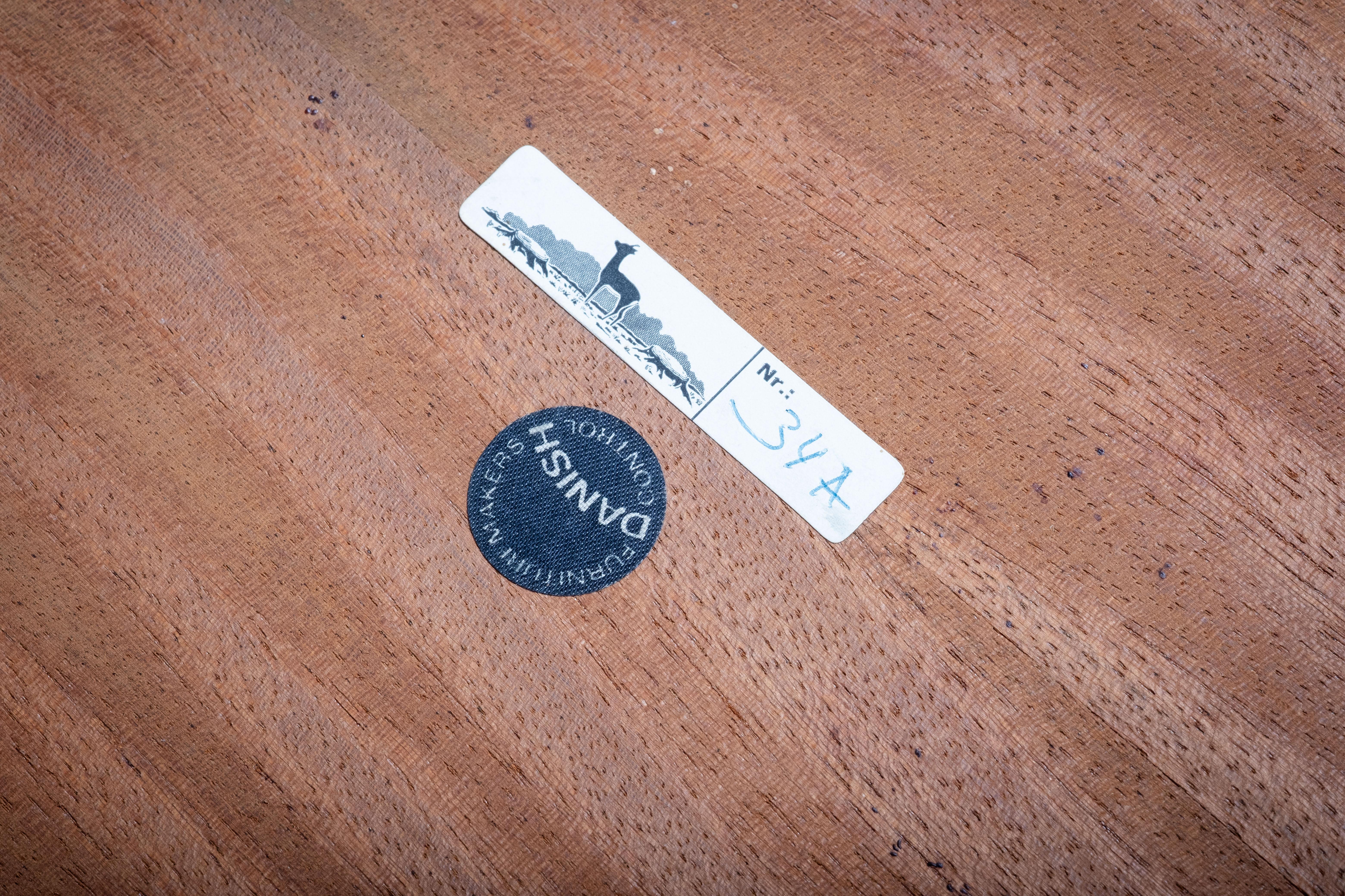 Mesas nido de teca de Severin Hansen para Haslev Møbelfabrik, Años 50, Juego de 3 en venta 6