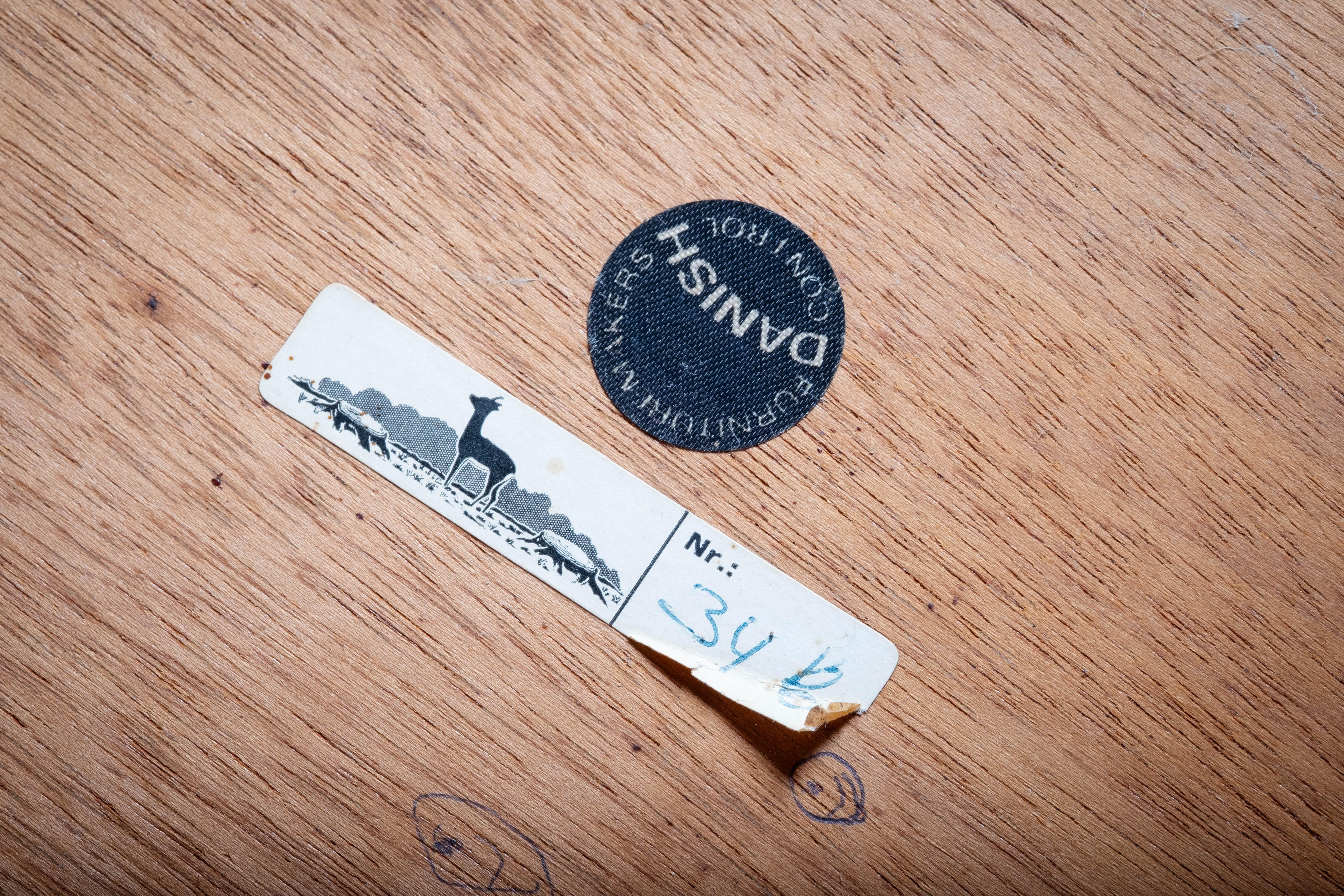 Mesas nido de teca de Severin Hansen para Haslev Møbelfabrik, Años 50, Juego de 3 en venta 8