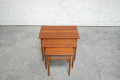 Tavolini in teak di Tove & Edvard Kindt-Larsen per Seffle