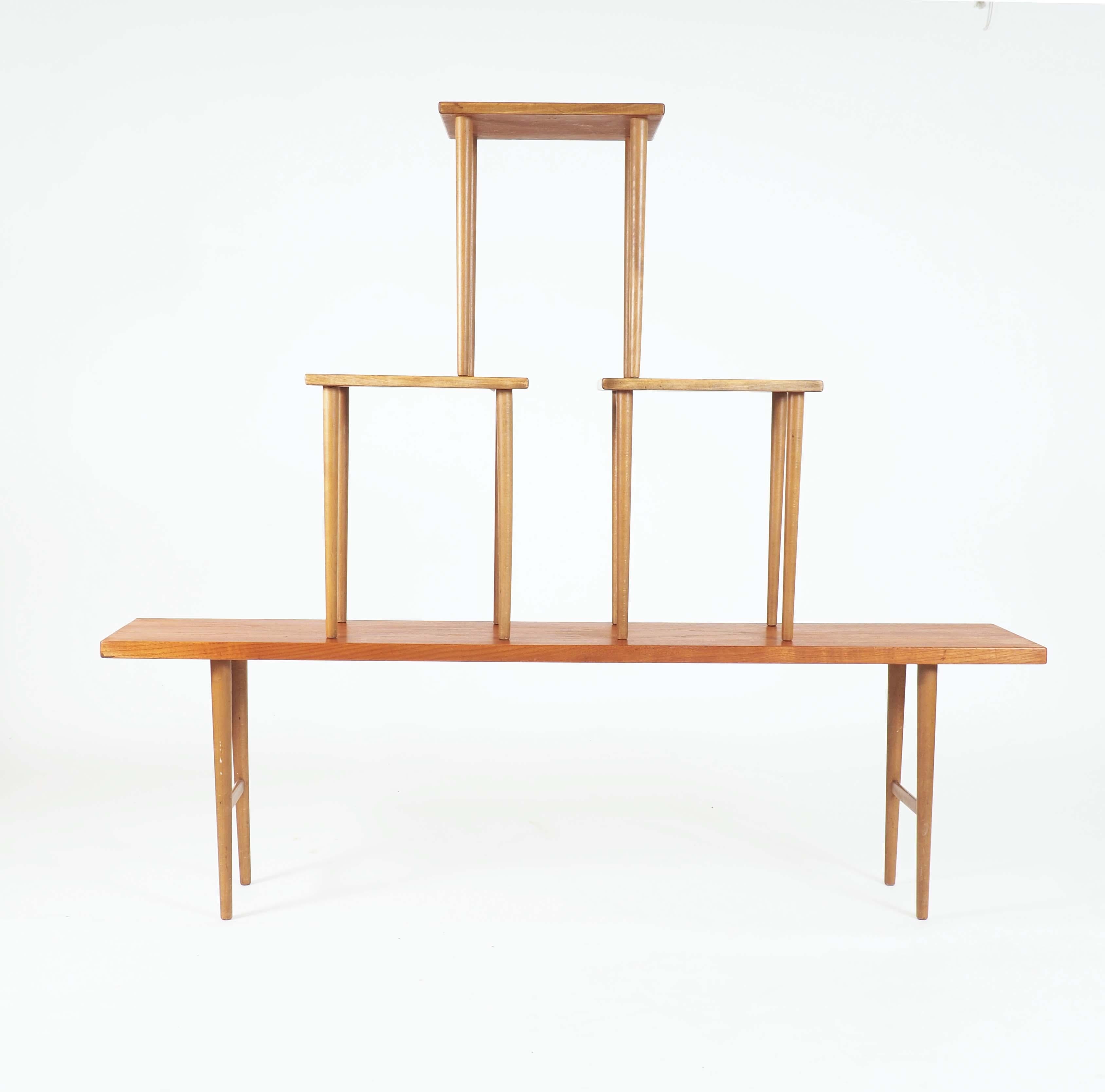 Nesting Tables in Teak Designed by Kurt Østervig for Jason, Denmark 2