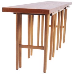 Nesting Tables in Teak Designed by Kurt Østervig for Jason, Denmark