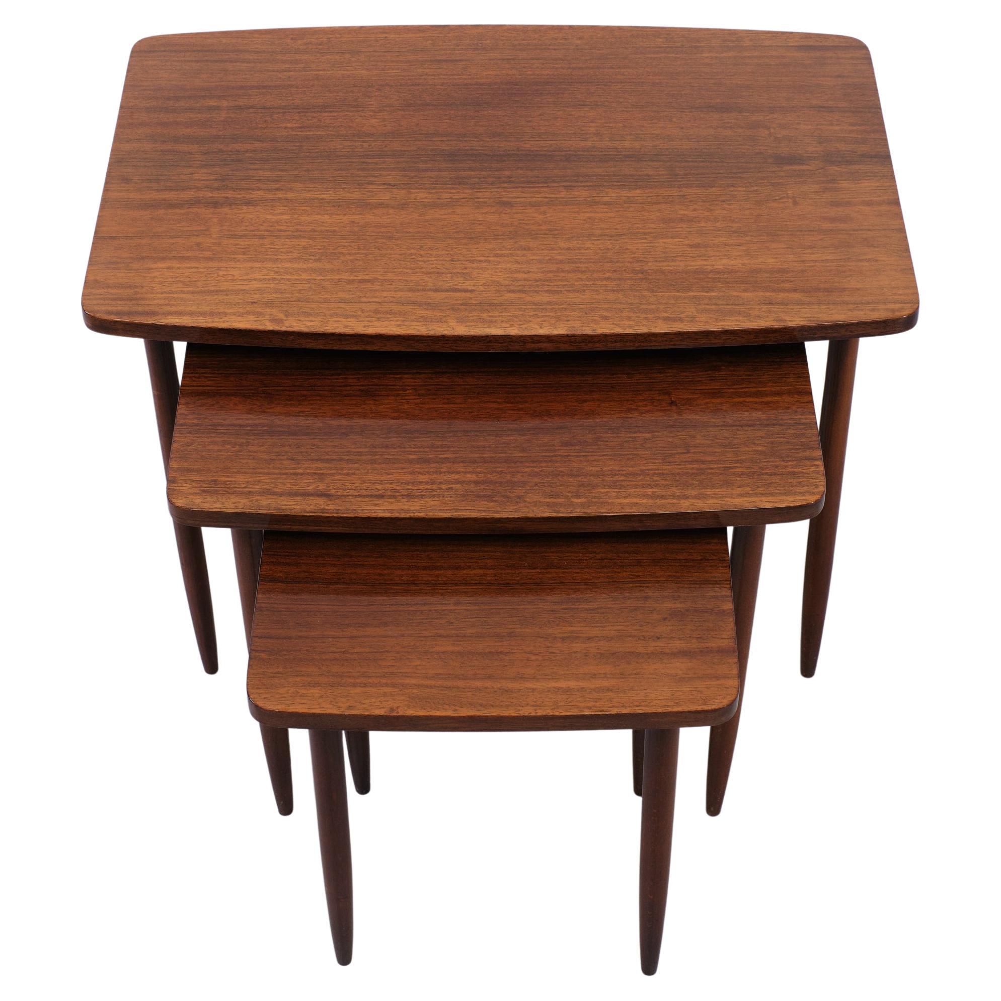 Mid-20th Century Nesting tables Mimi Fortuna 1960s Holland  For Sale