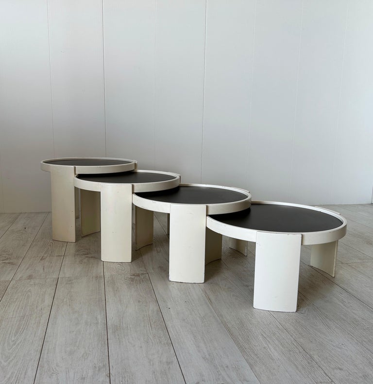 Nesting Tables Mod. 780 by Gianfranco Frattini, Cassina For Sale at 1stDibs