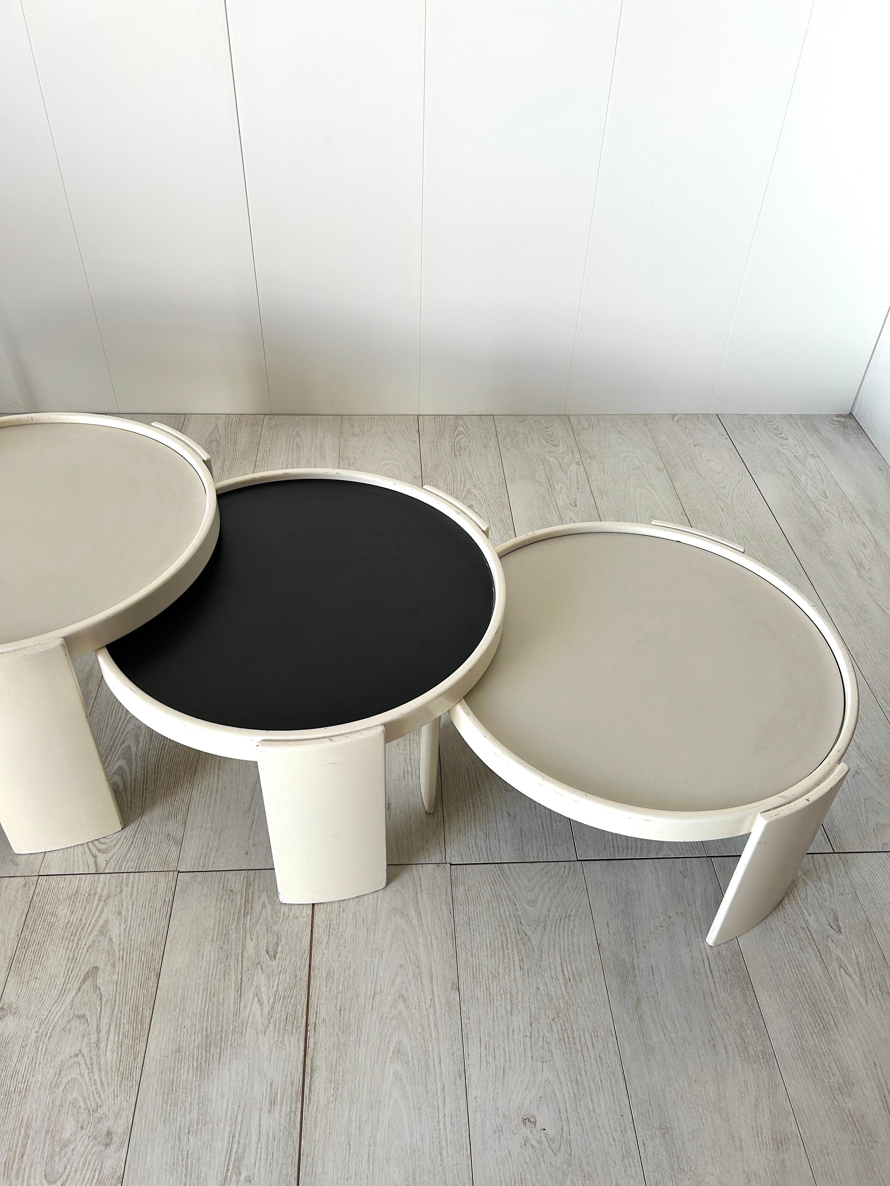 Nesting Tables Mod. 780 by Gianfranco Frattini, Cassina 1