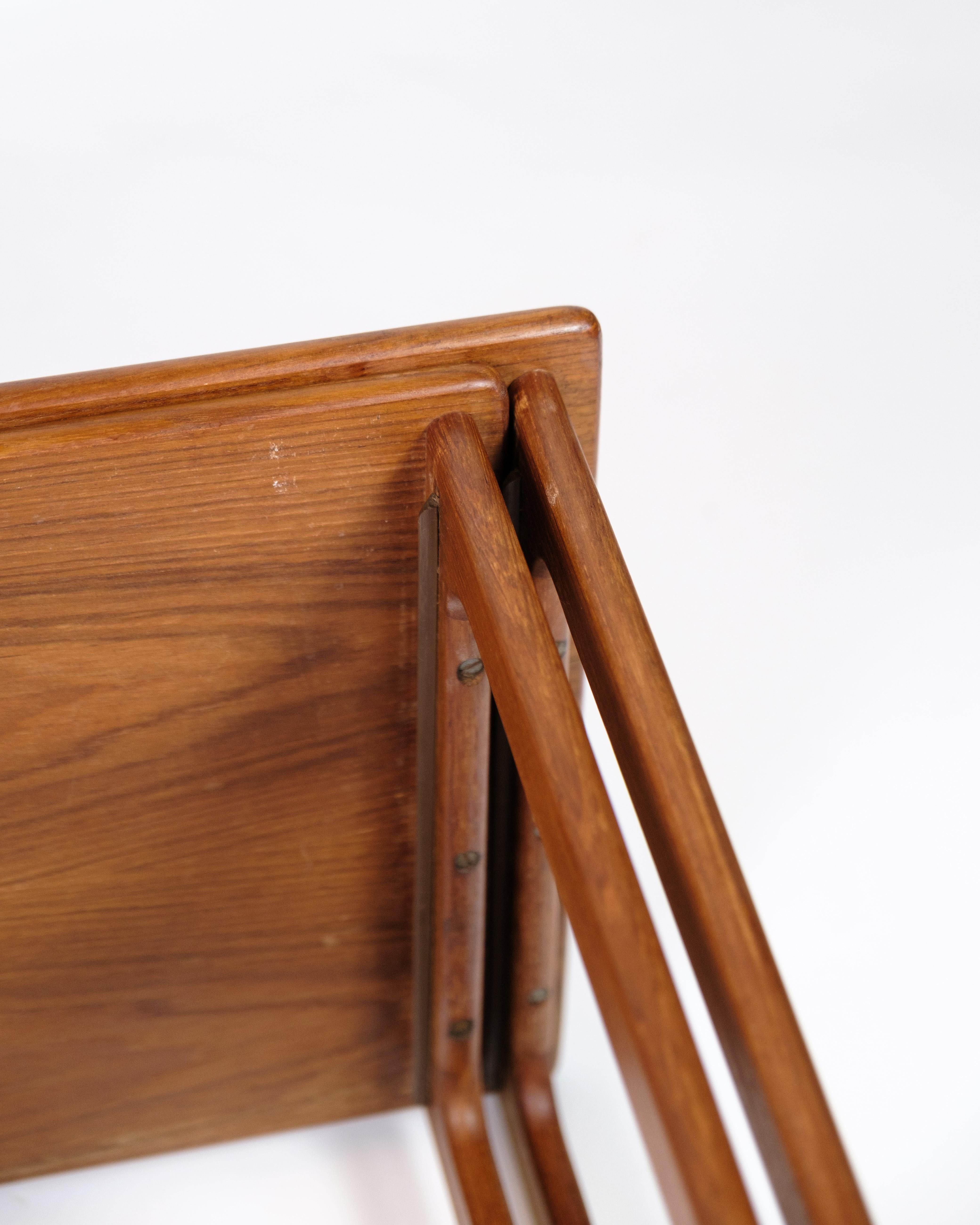 Nesting Tables Model 219 Made In Teak By Johannes Andersen & Illum Wikkelsø For Sale 5