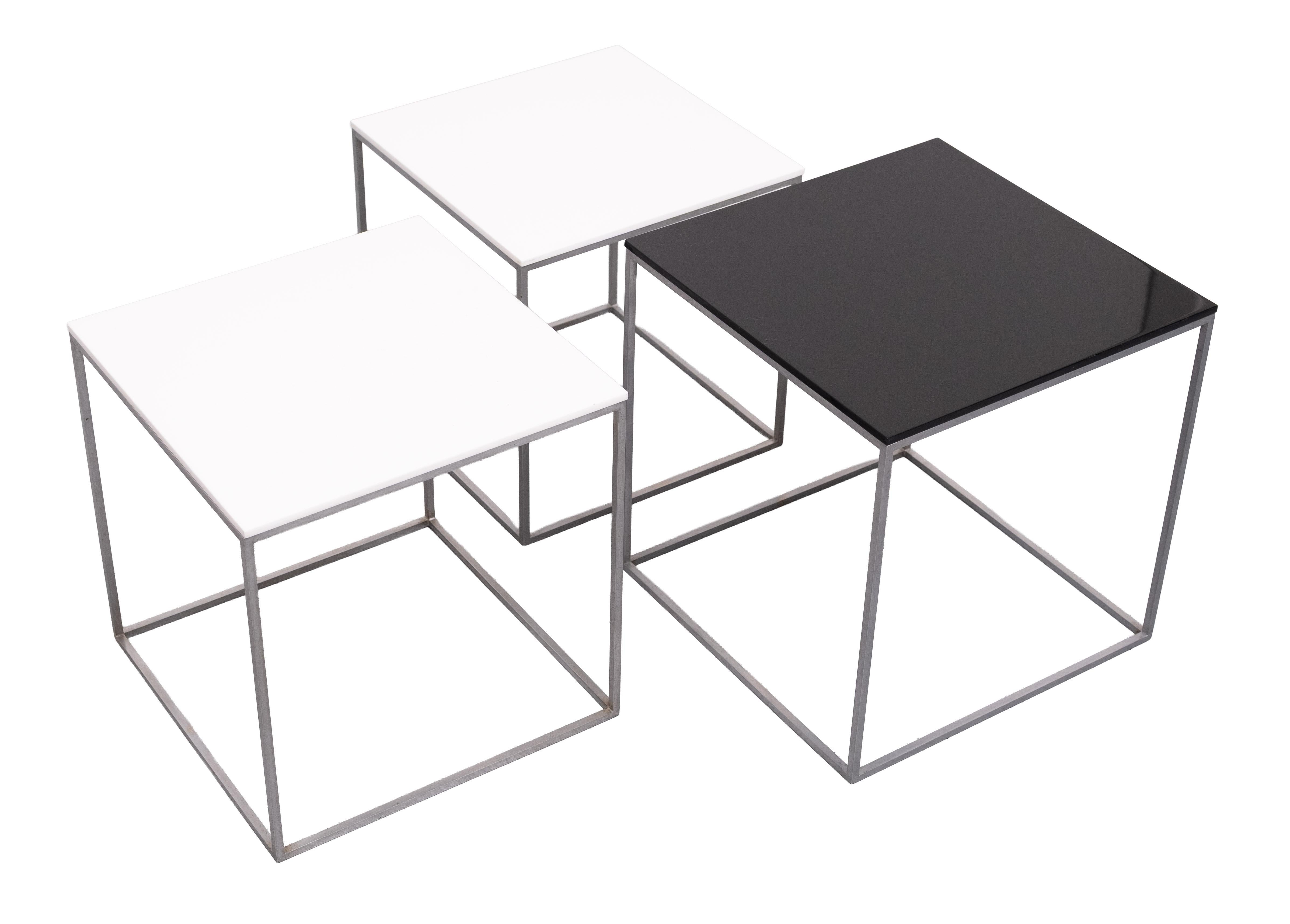 Nesting Tables model PK-71 designed by Poul Kjærholm.  by E. Kold Christensen For Sale 5