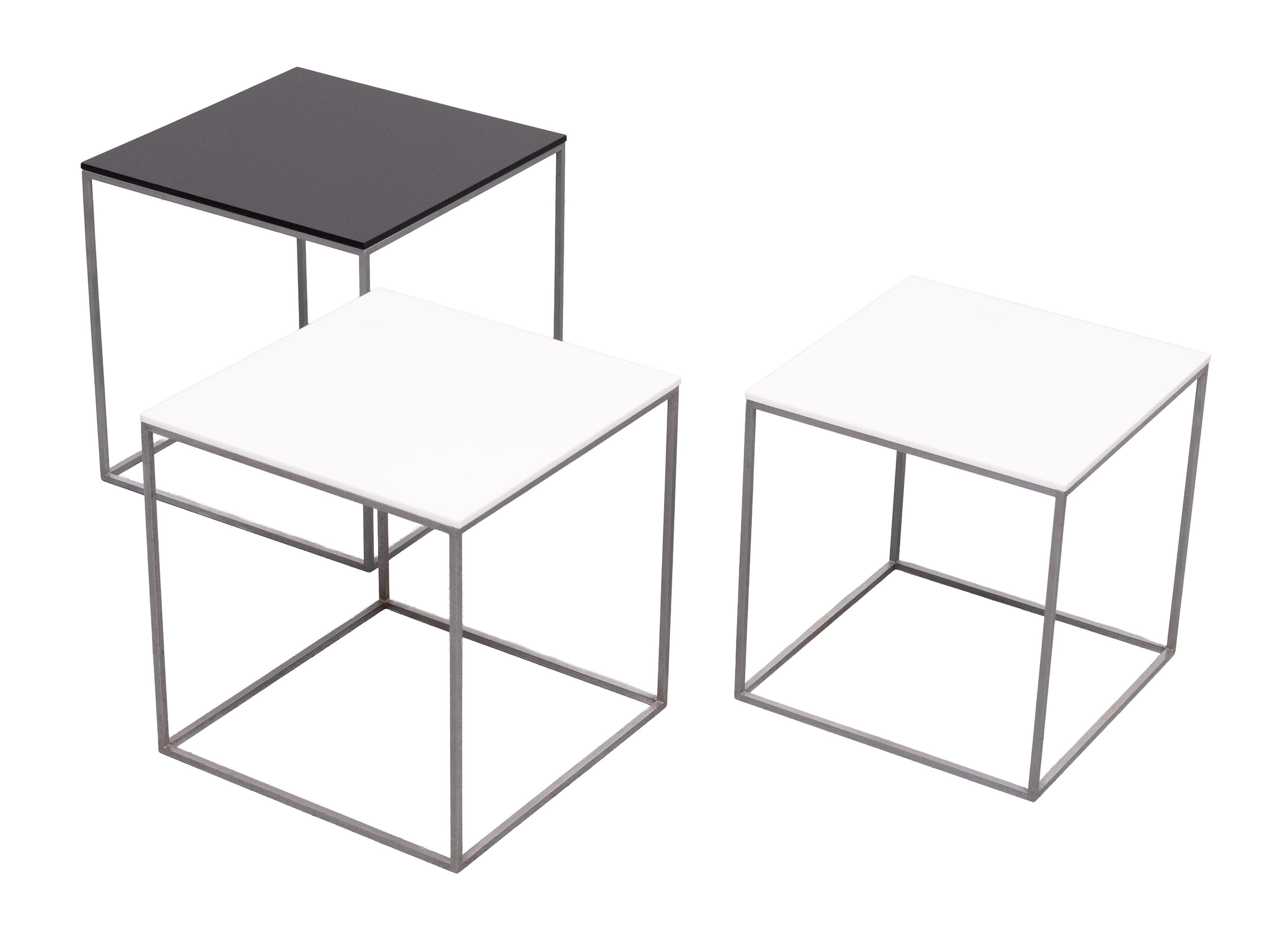 Nesting Tables model PK-71 designed by Poul Kjærholm.  by E. Kold Christensen For Sale 1
