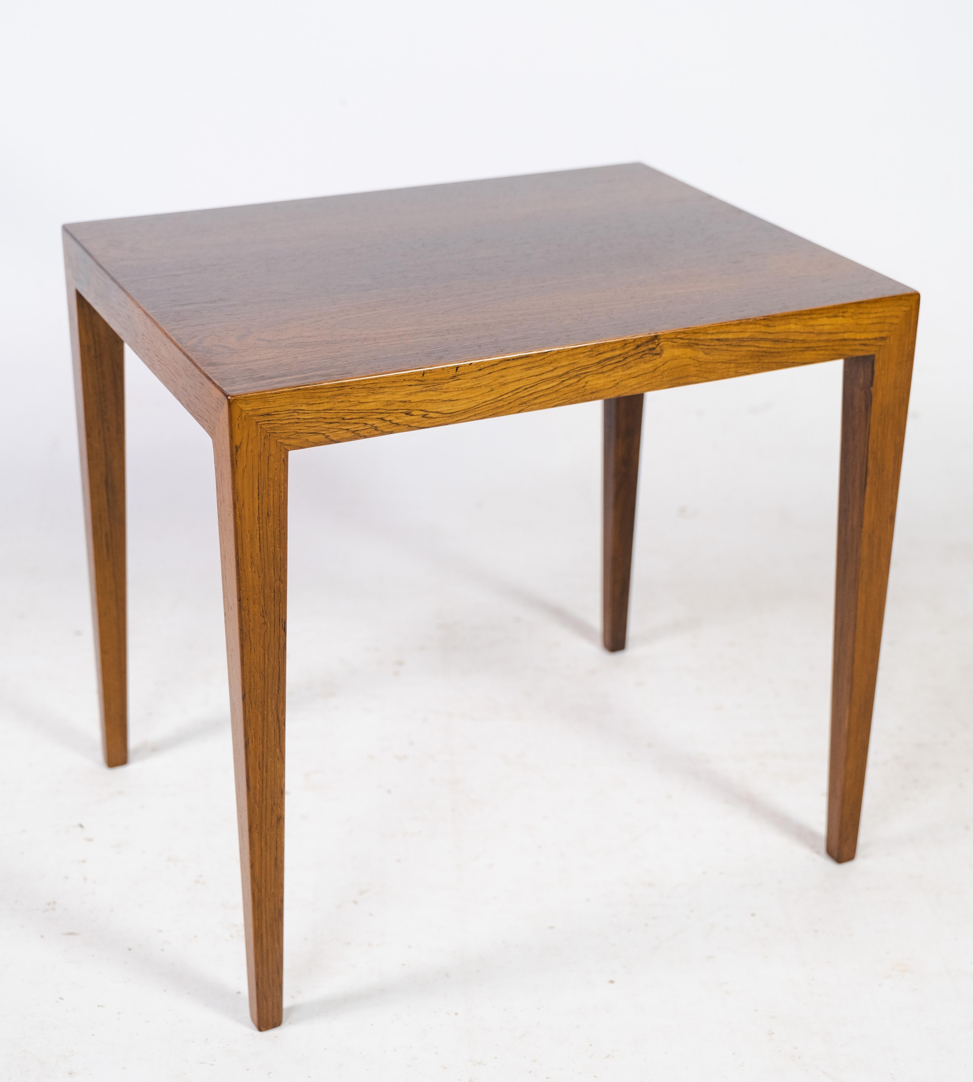 Nesting Tables Made In Rosewood By Severin Hansen, Haslev Møbelfabrik, 1960 For Sale 5
