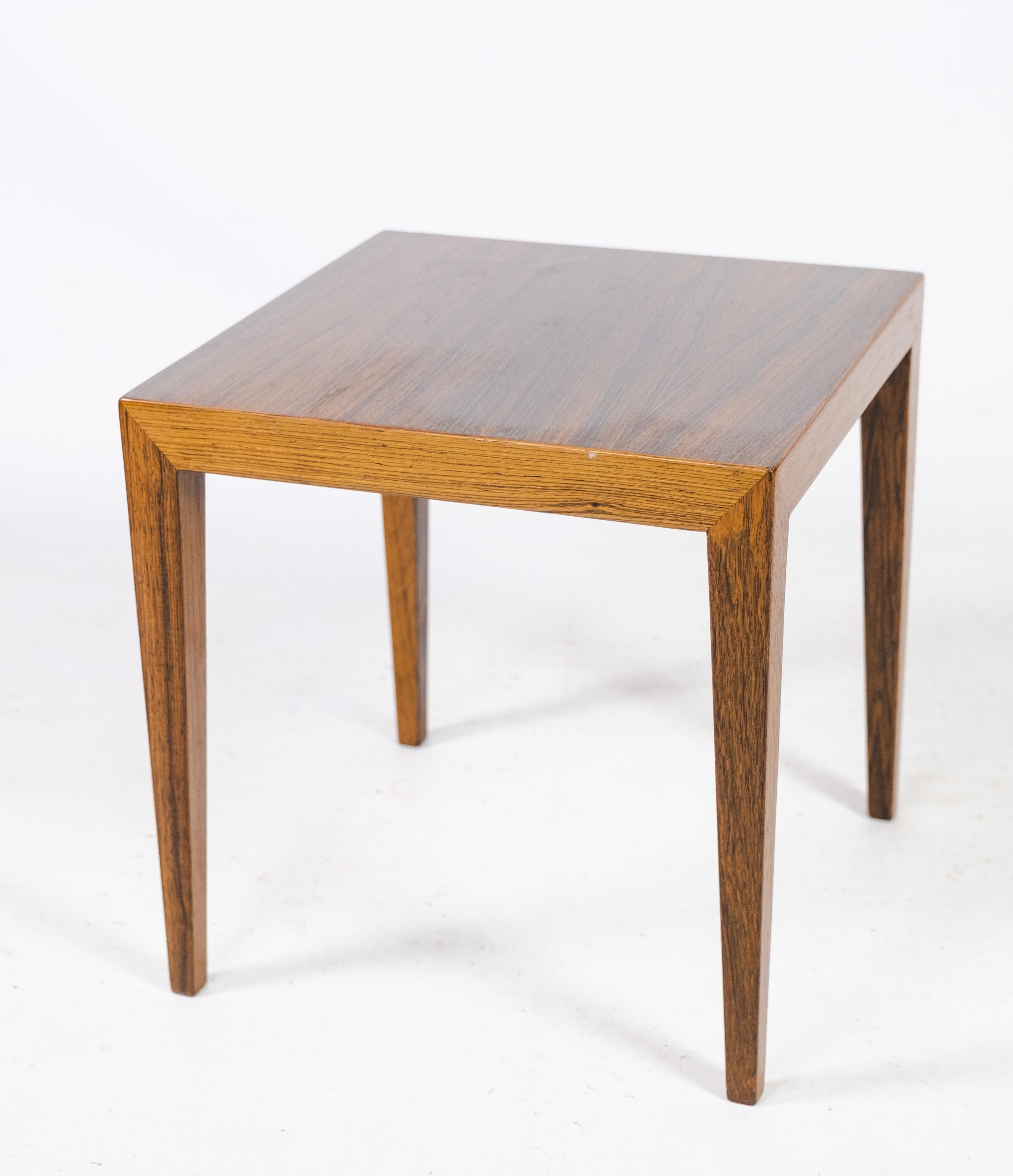 Danish Nesting Tables Made In Rosewood By Severin Hansen, Haslev Møbelfabrik, 1960 For Sale