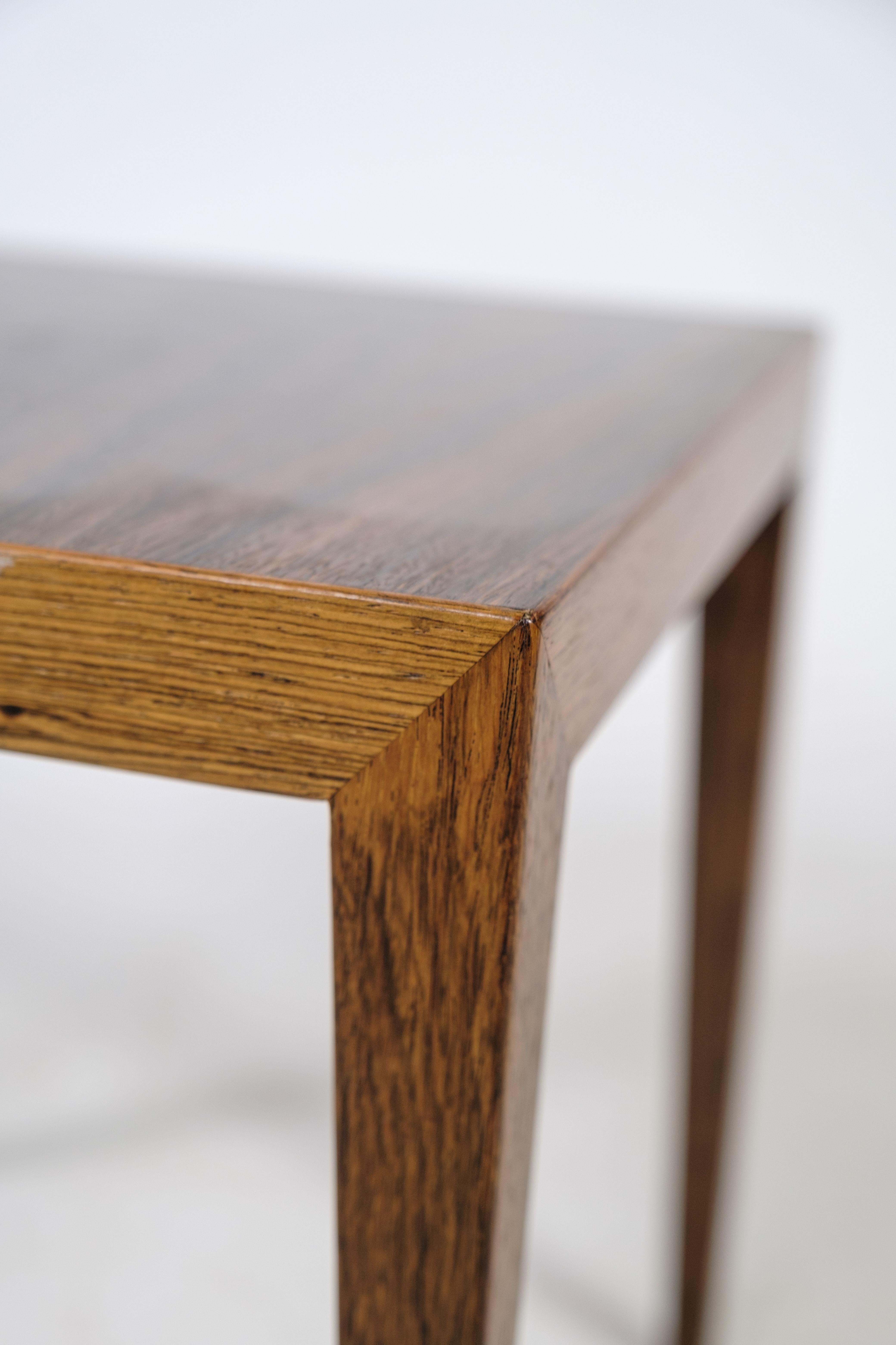 Mid-20th Century Nesting Tables Made In Rosewood By Severin Hansen, Haslev Møbelfabrik, 1960 For Sale
