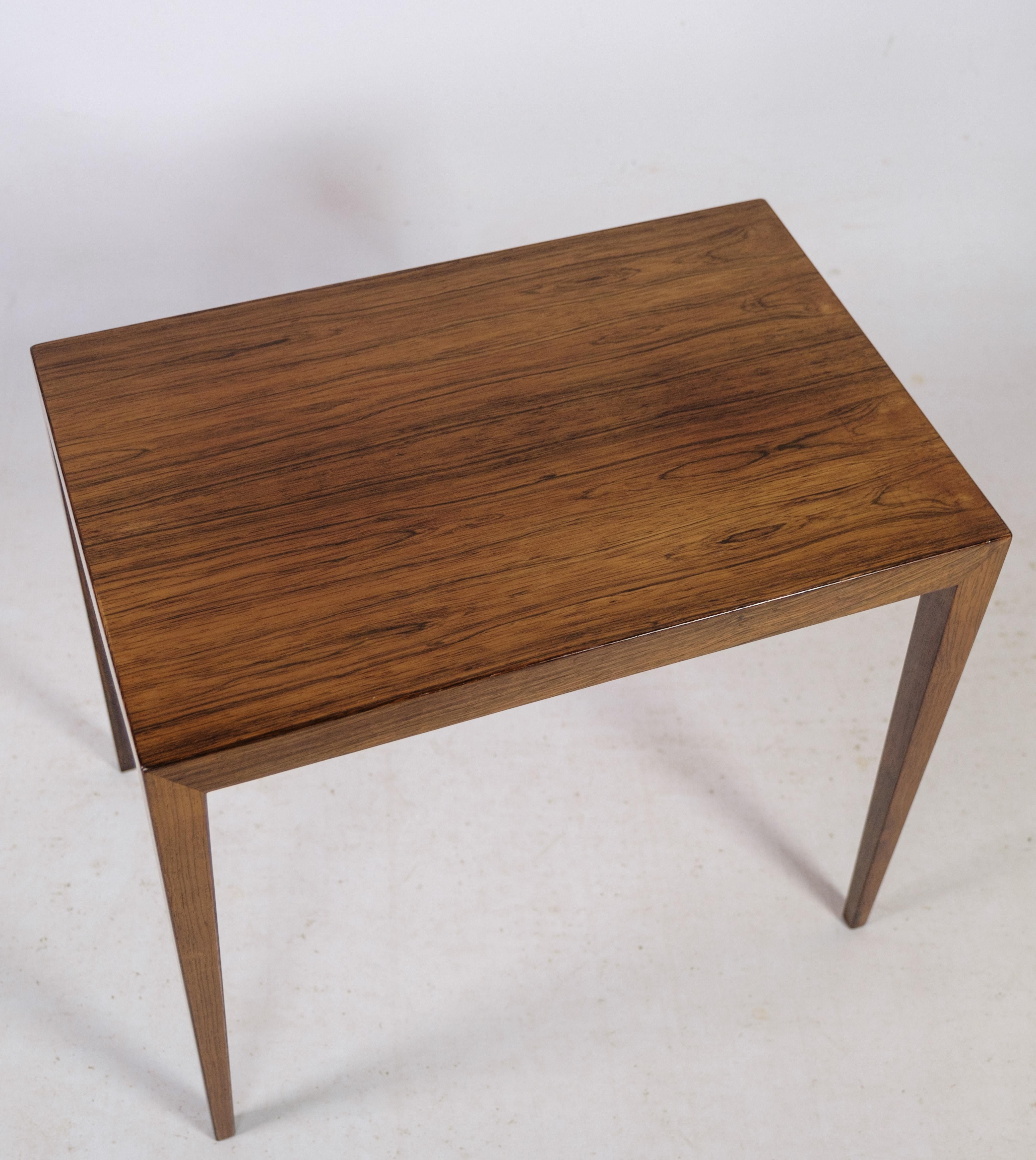 Nesting Tables Made In Rosewood By Severin Hansen, Haslev Møbelfabrik, 1960 For Sale 3