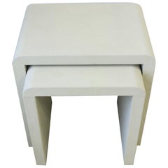 Nesting Tables with Waterfall Edge, Set