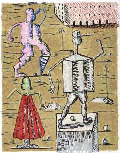 Nestor Arenas, Cuban, silkscreen, abstract