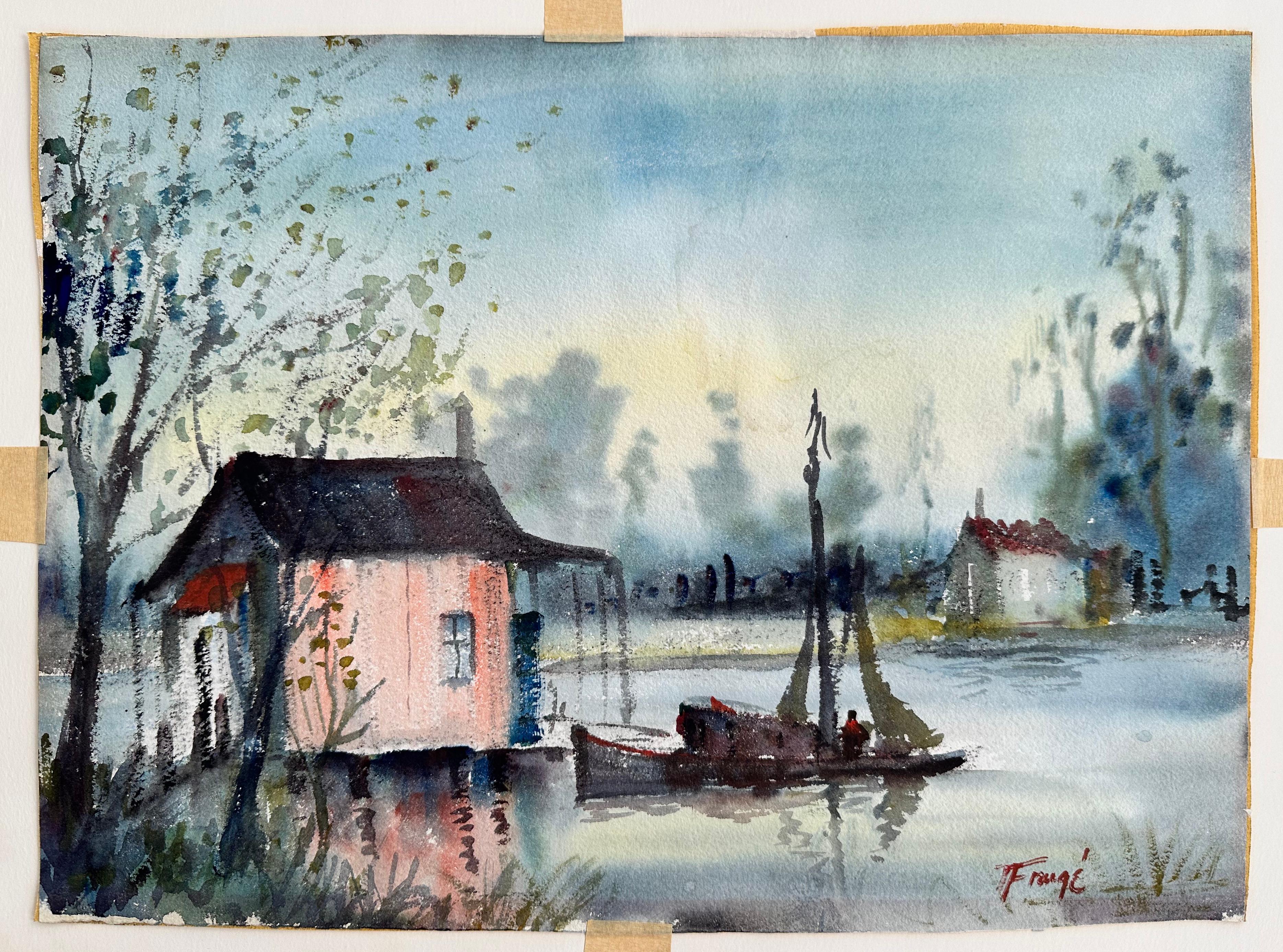 Nestor Fruge Landscape Painting - Bayou Landscape