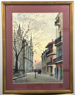 New Orleans, Pirate's Alley French Quarter landscape painting