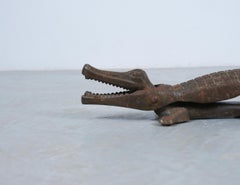 Nestor Nutcracker Cast-Iron Crocodile Alligator England, 1920